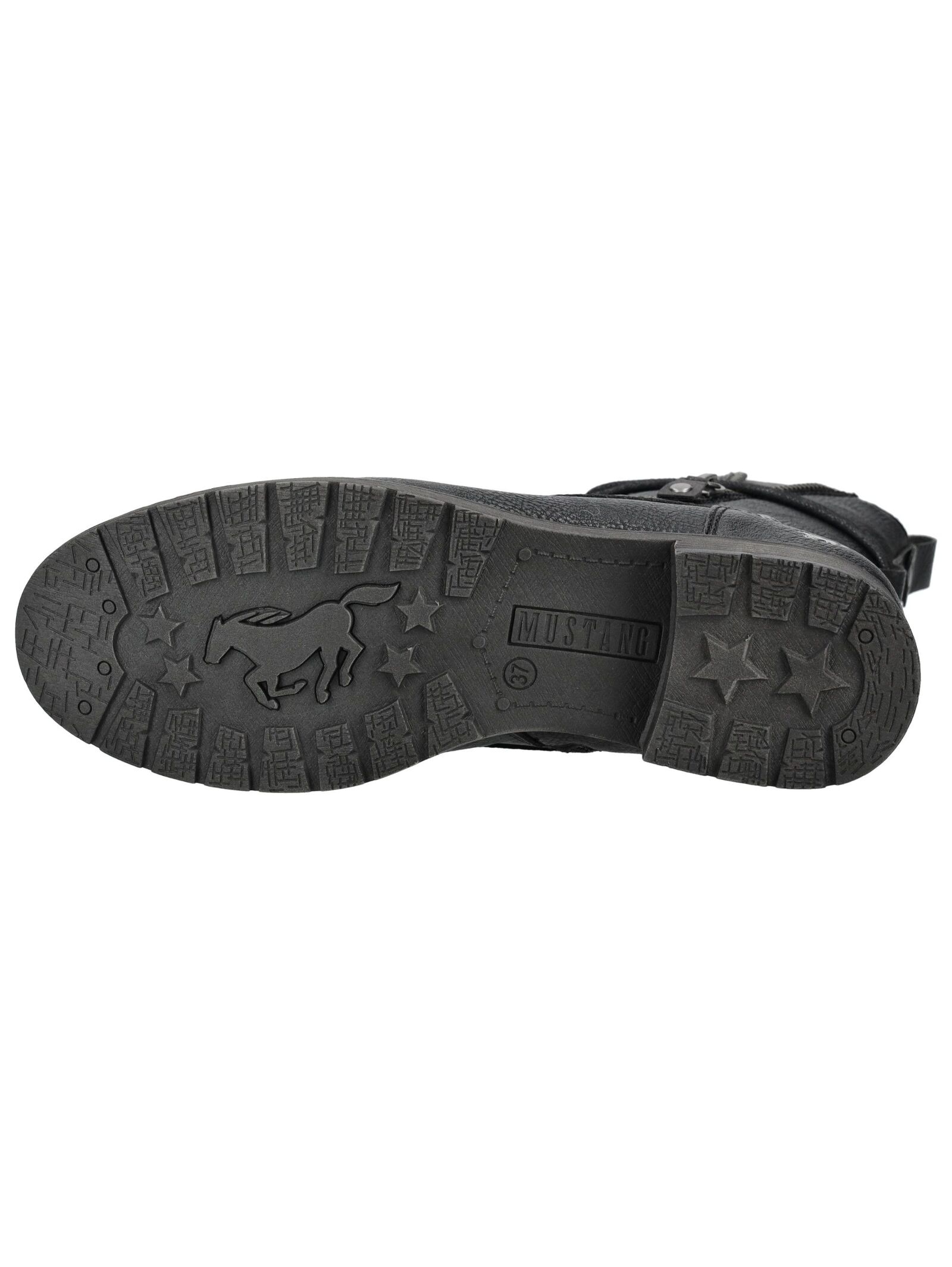 Mustang Shoes Schnürstiefelette »Mustang Shoes Stiefelette Lederimitat«
