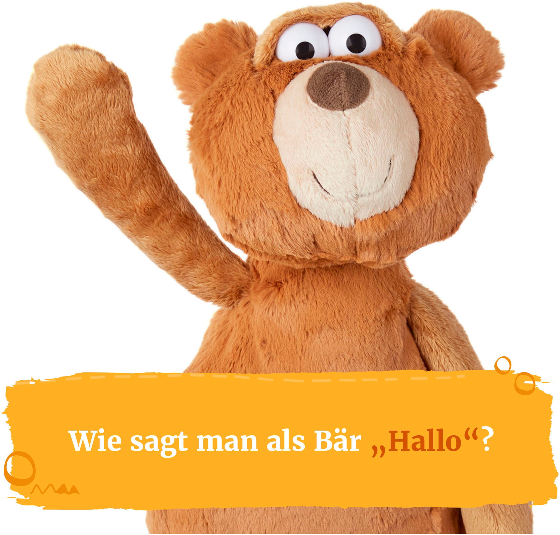 Sigikid Kuscheltier »Bär Sweety, 31 cm«, mit verstellbarer Mimikfalte