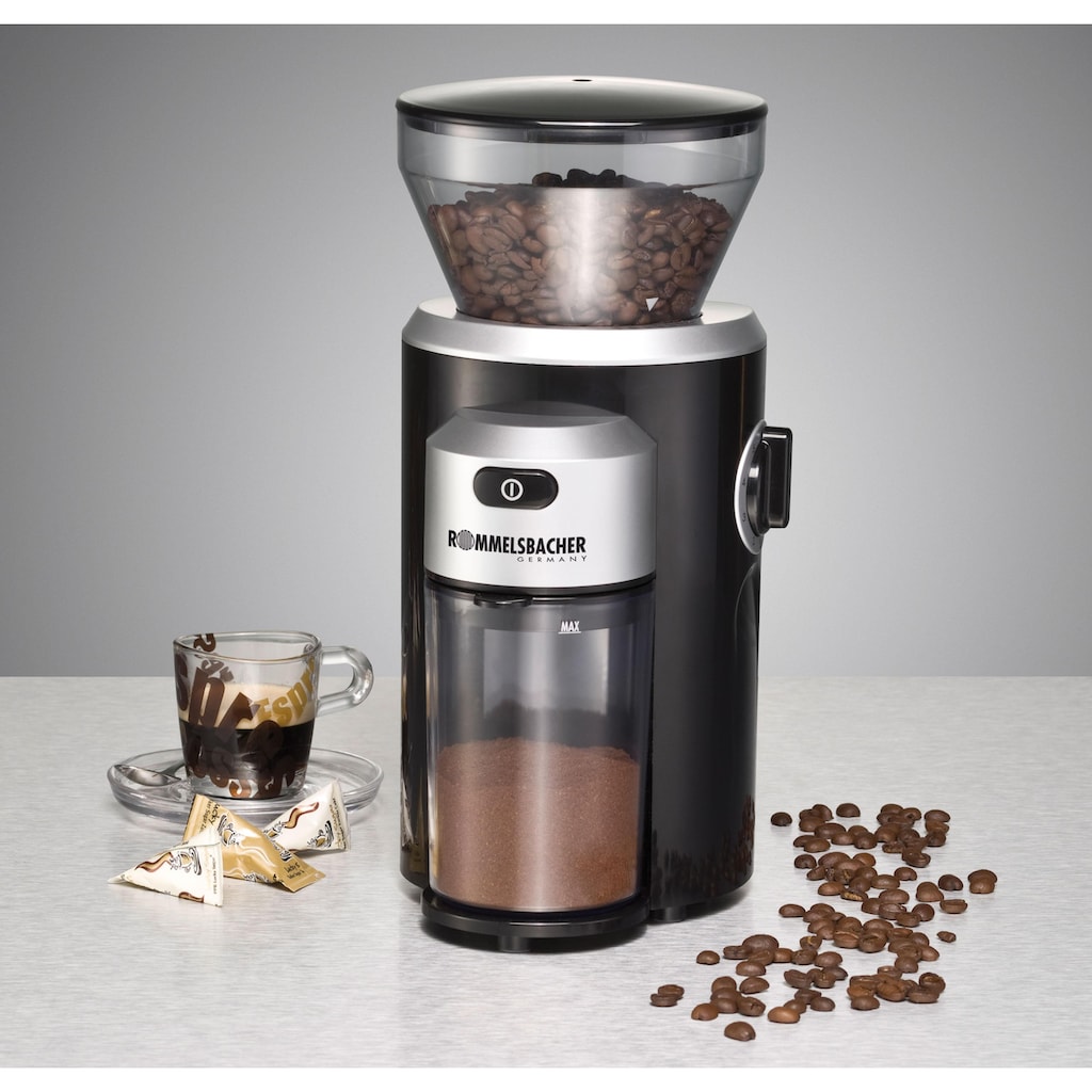 Rommelsbacher Kaffeemühle »EKM 300«, 150 W, Kegelmahlwerk, 220 g Bohnenbehälter