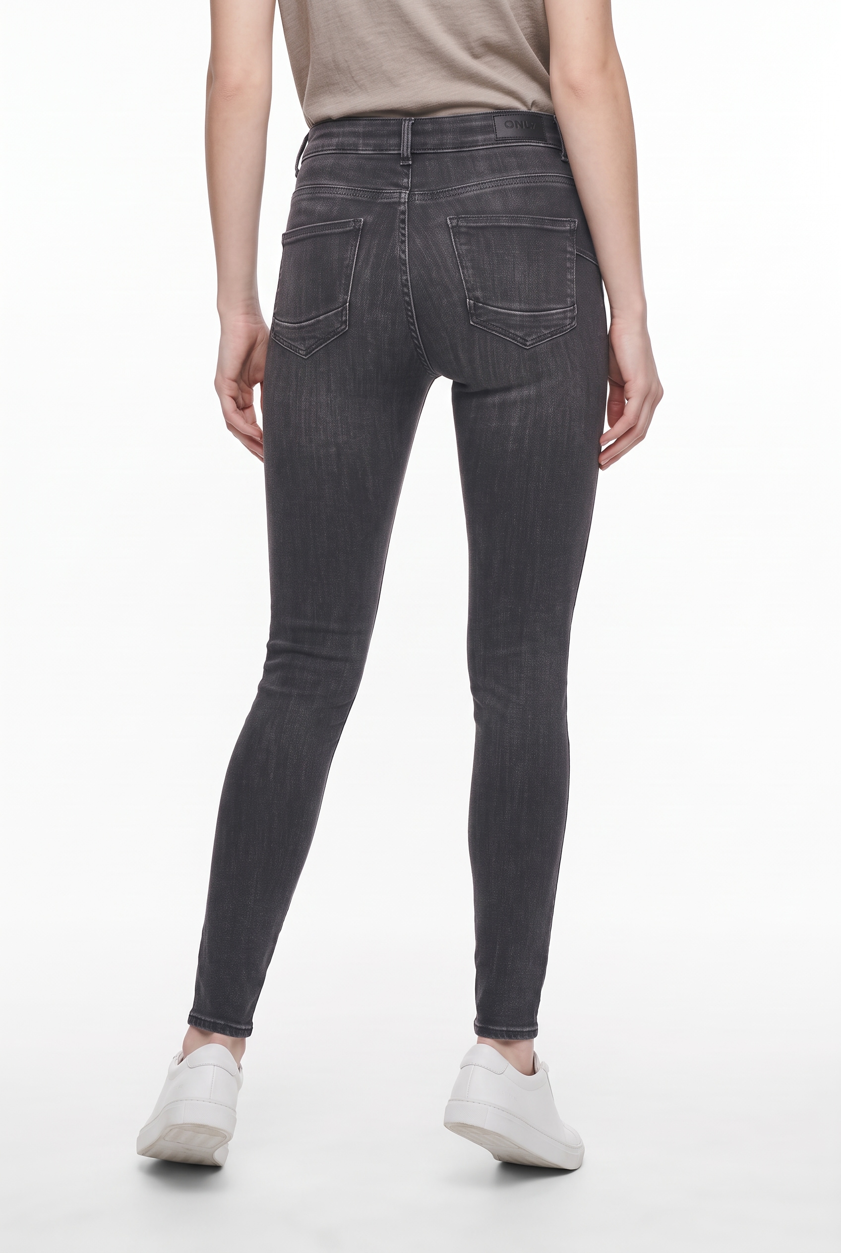 ONLY Skinny-fit-Jeans »ONLPOWER MID WAIST SK PUSH UP AZ BOX«