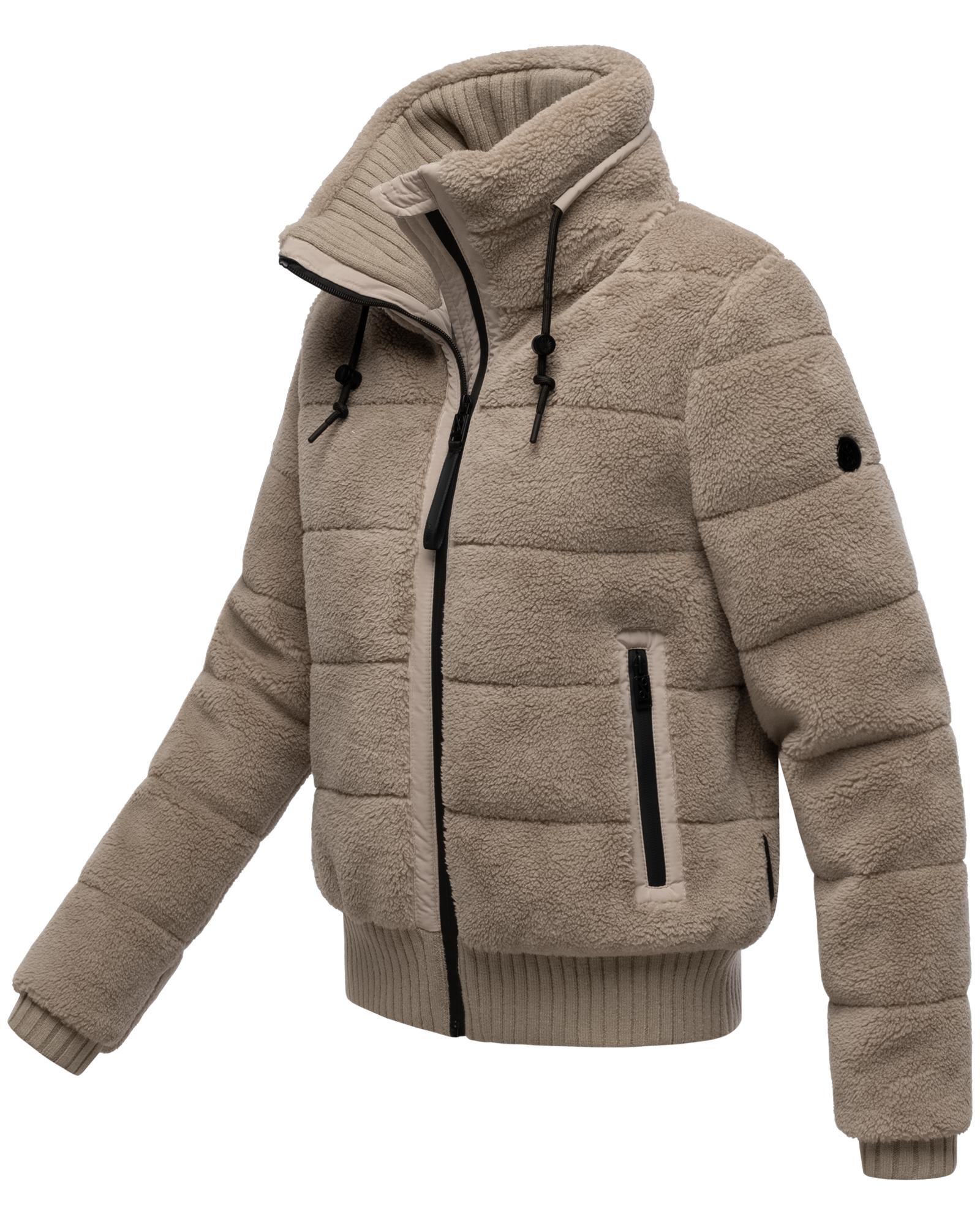 Navahoo Plüschjacke "Schneepuder 14", warme Damen Teddyjacke für den Winter günstig online kaufen