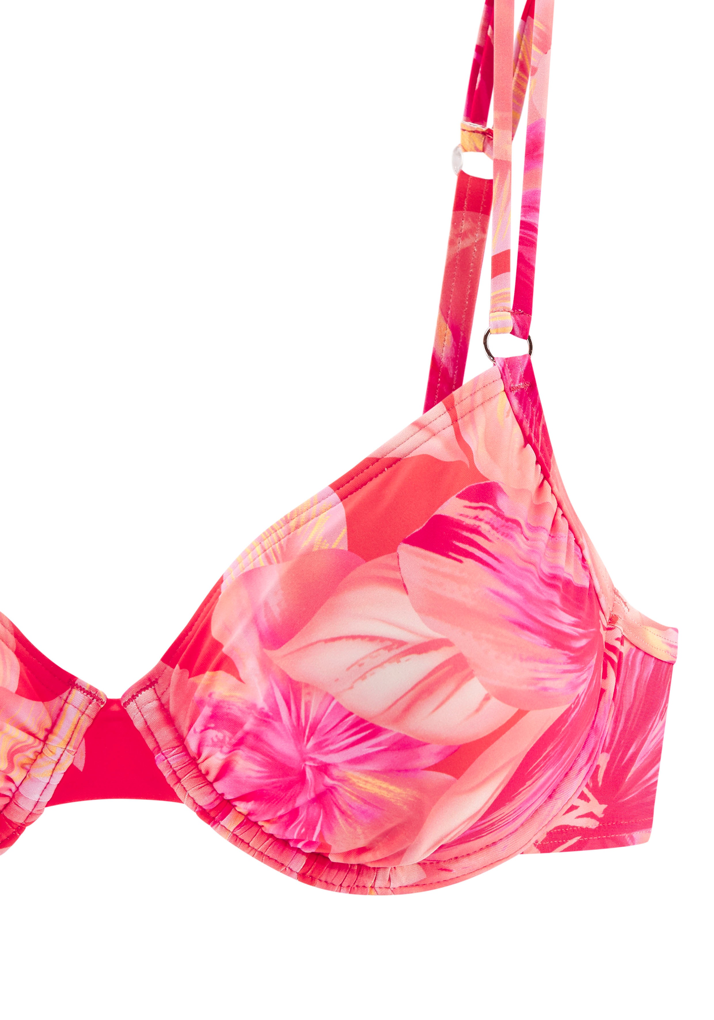 Thumbnail - s.Oliver Bügel-Bikini-Top "Jayce" mit goldfarbigen Zierringen