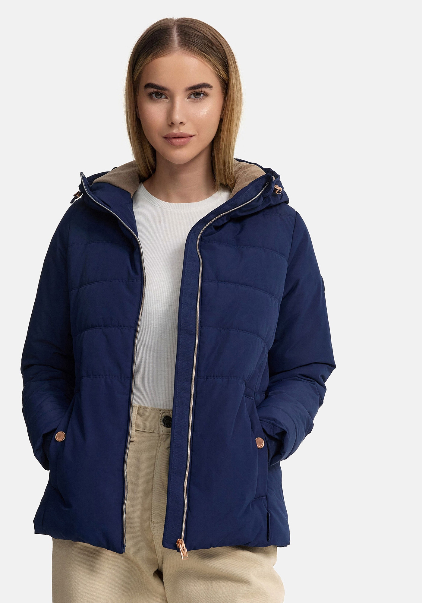 Marikoo Steppjacke "Alemee", Mit warmen Fleecestoff im Inneren