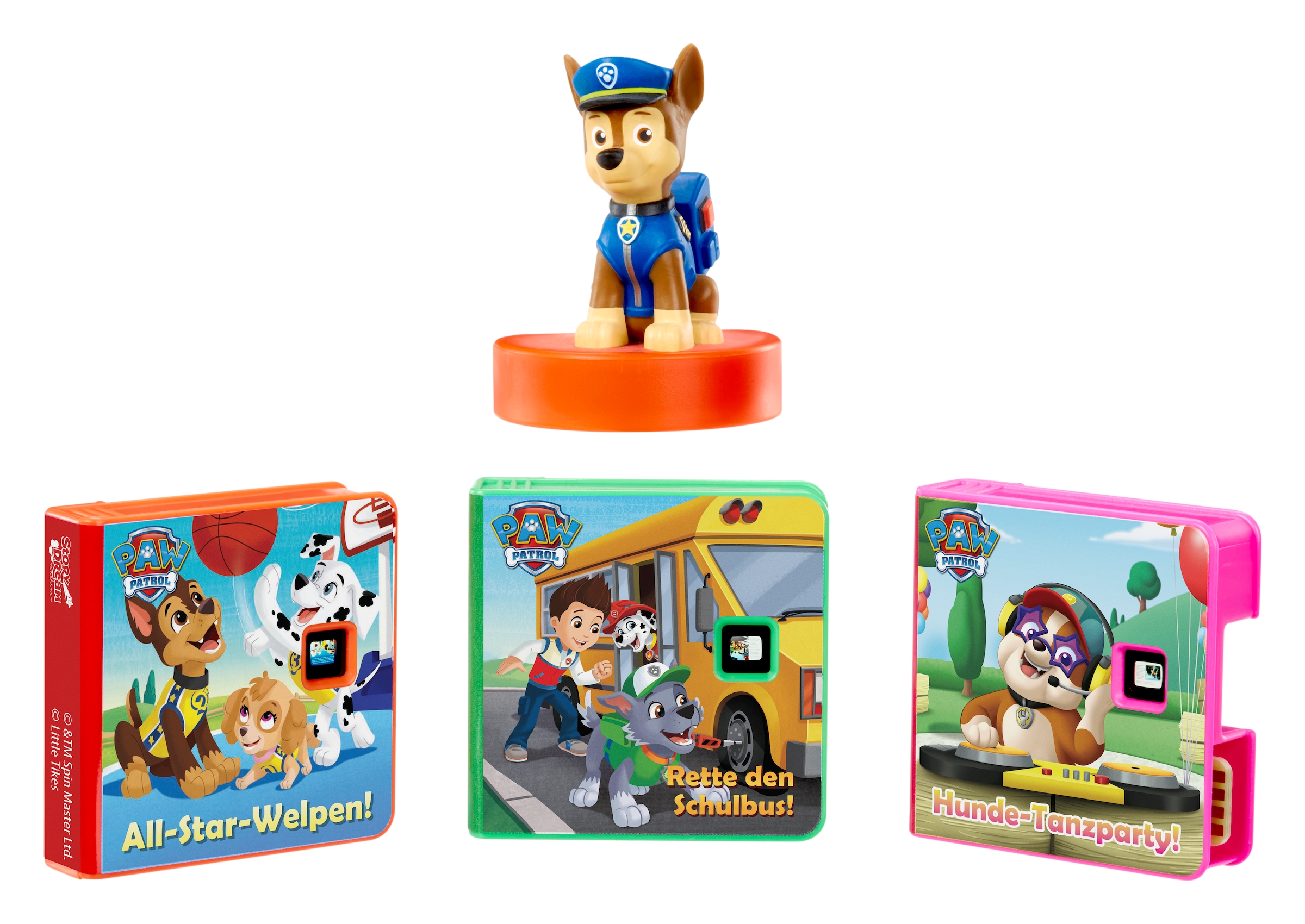 Little Tikes® Hörspiel »Story Dream Machine, Paw Patrol inkl. Helden-Kollektion« Kinderprojektor, inkl. 3 Kassetten mit Geschichten von PAW Patrol