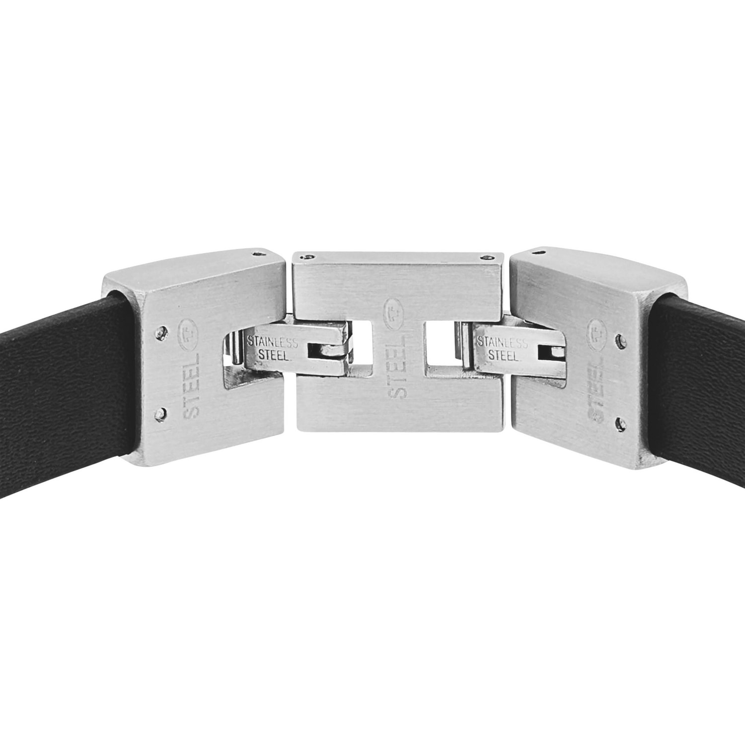 TOM TAILOR Lederarmband »Schmuck Edelstahl Leder Textil Infinity Unendlichkeitsschleife«