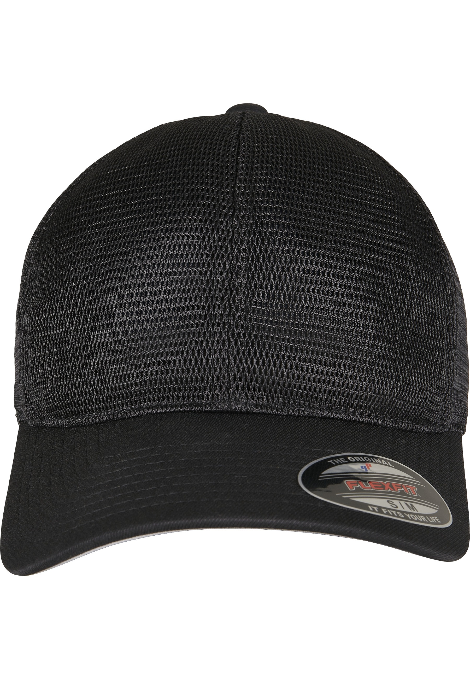 FLEXFIT Damen Flex Cap "Flexfit Unisex FLEXFIT 360 OMNIMESH CAP"schwarz, Gr. S, unifarben, 96% Polyester, 4% Elasthan, Caps