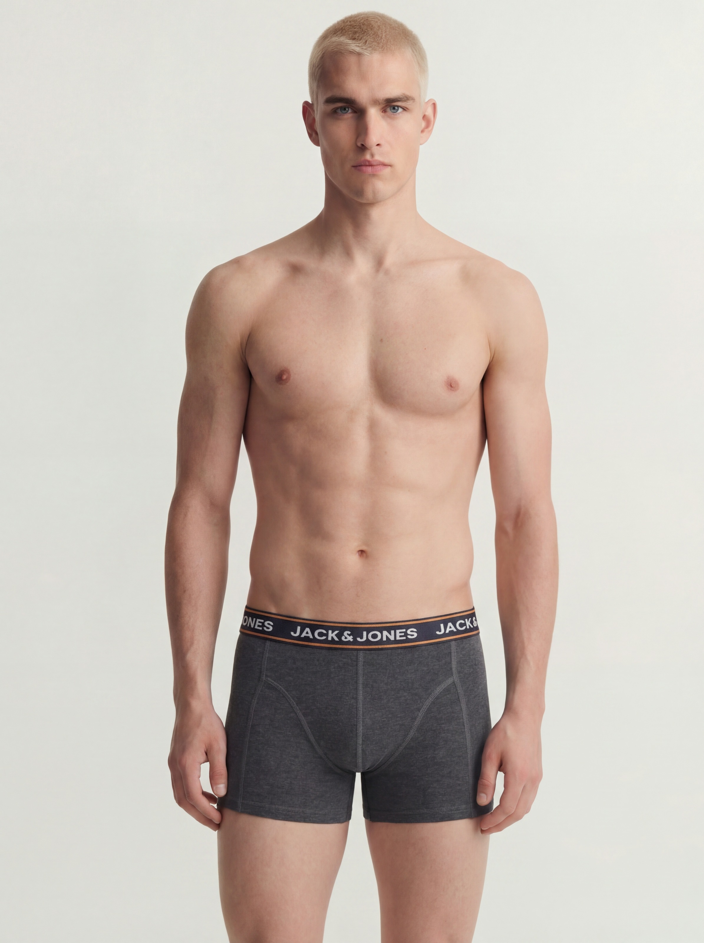 Jack & Jones Trunk »JACMAX SOLID TRUNKS 5 PACK BTW« Packung, 5 Stk. Baumwollmischung