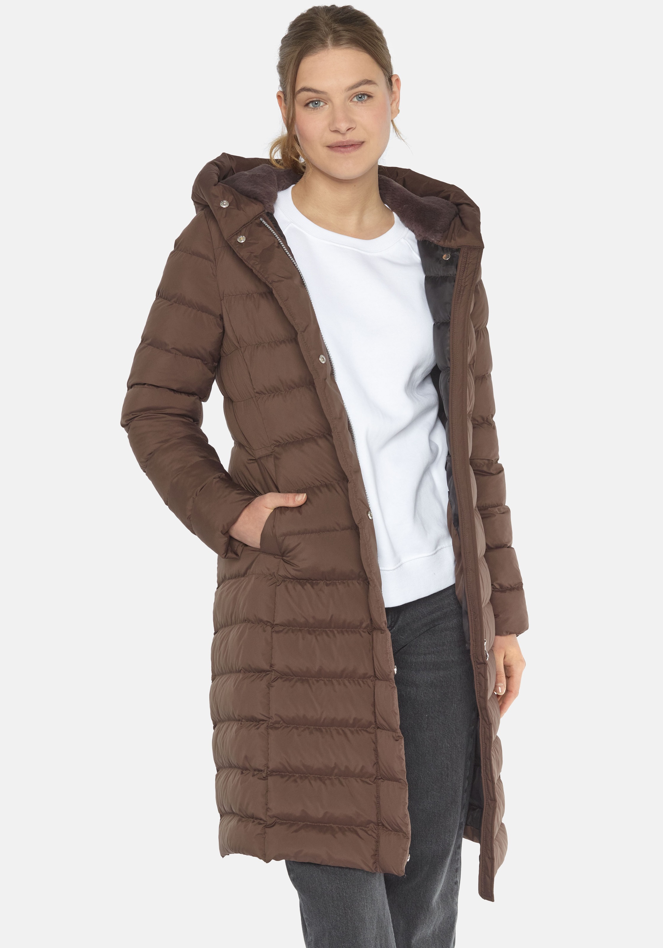 Fuchs Schmitt Steppmantel su Kapuze