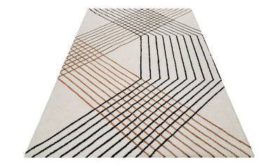 Teppich »Bass«, rechteckig, modern, nachhaltig, handgetuftet, Linien Muster, Wohn-,...