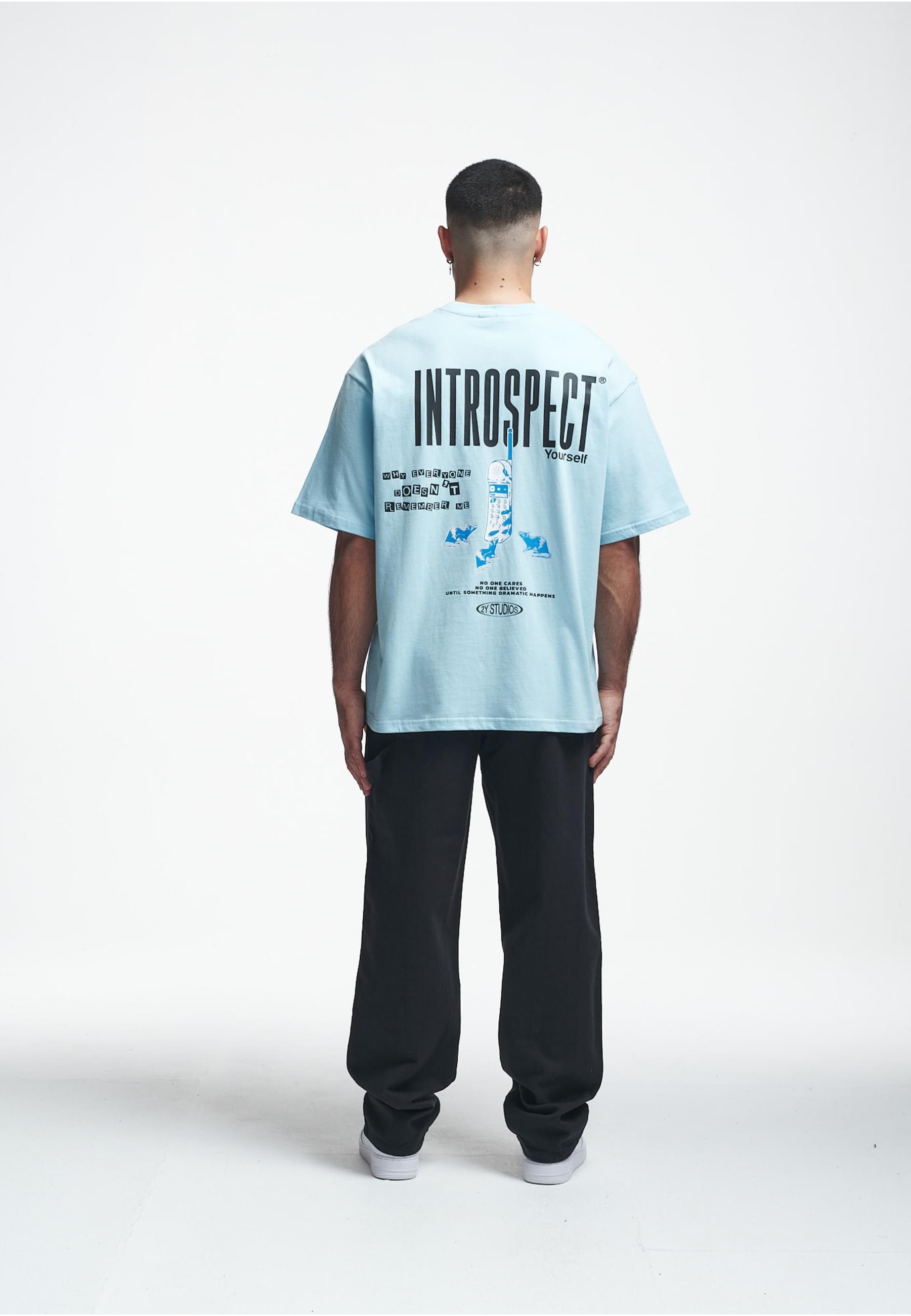 2Y Studios T-Shirt »2Y Studios Herren 2Y Introspect Oversize Tee«, (1 tlg.)