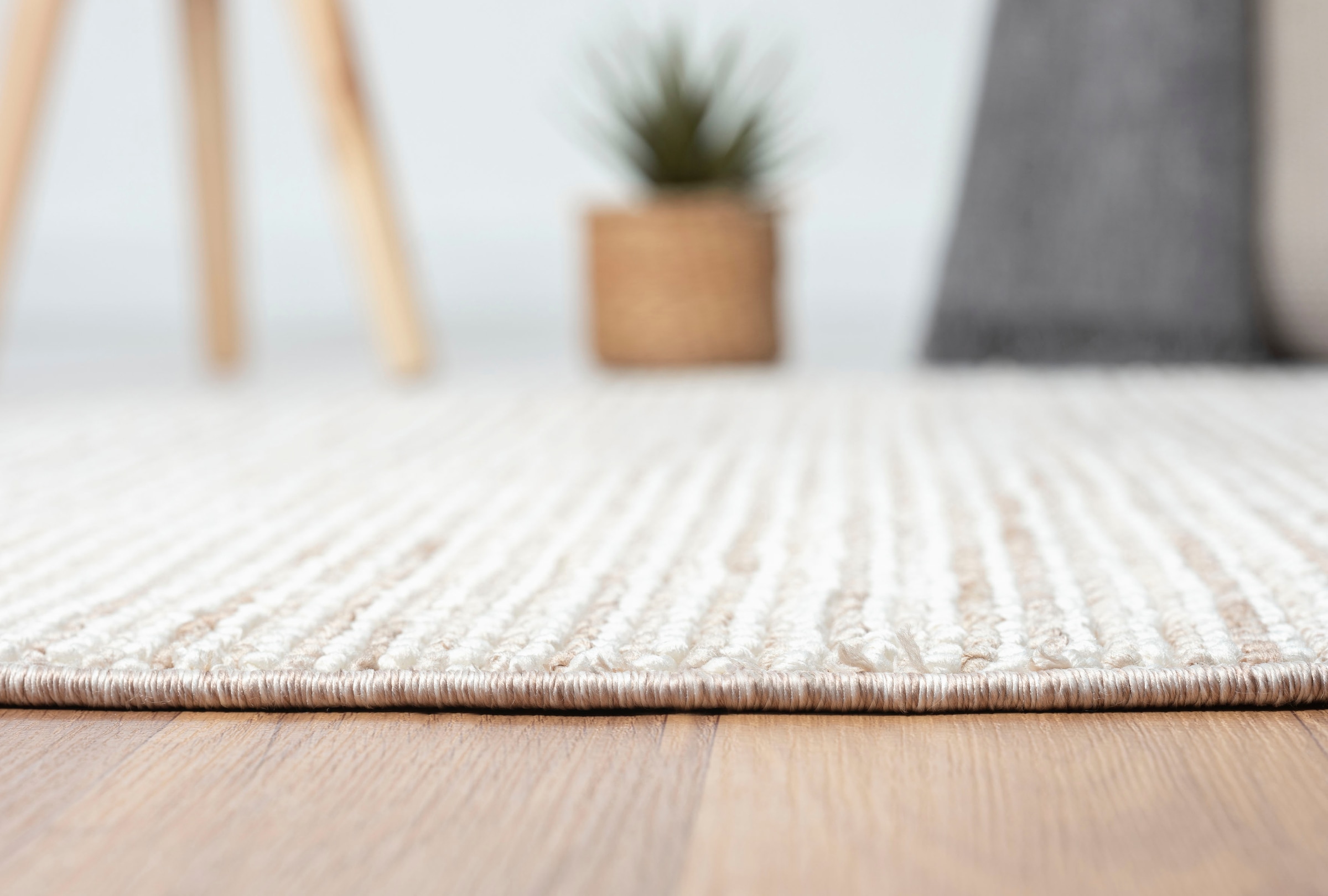 Myflair Möbel & Accessoires Teppich »Ava«, rund, 7 mm Höhe, Uni Farben, meliert, Sisal-Optik, auch in rechteckig erhältlich