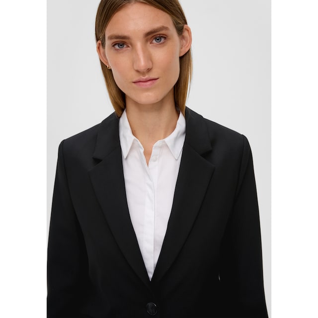 s.Oliver BLACK LABEL Kurzblazer, mit Pattentaschen vorne online kaufen |  BAUR