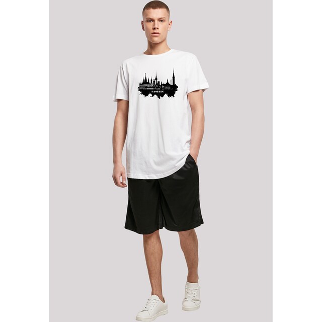 F4NT4STIC T-Shirt »Cities Collection - Hamburg skyline«, Print ▷ kaufen |  BAUR