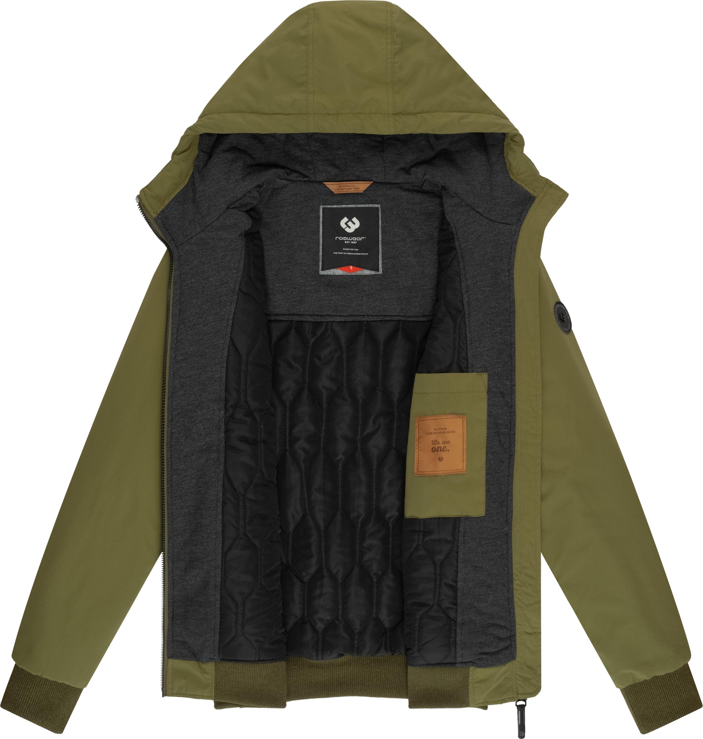 Ragwear Winterjacke »Maddy«, mit Kapuze, stylische Herren Outdoorjacke mit großer Kapuze