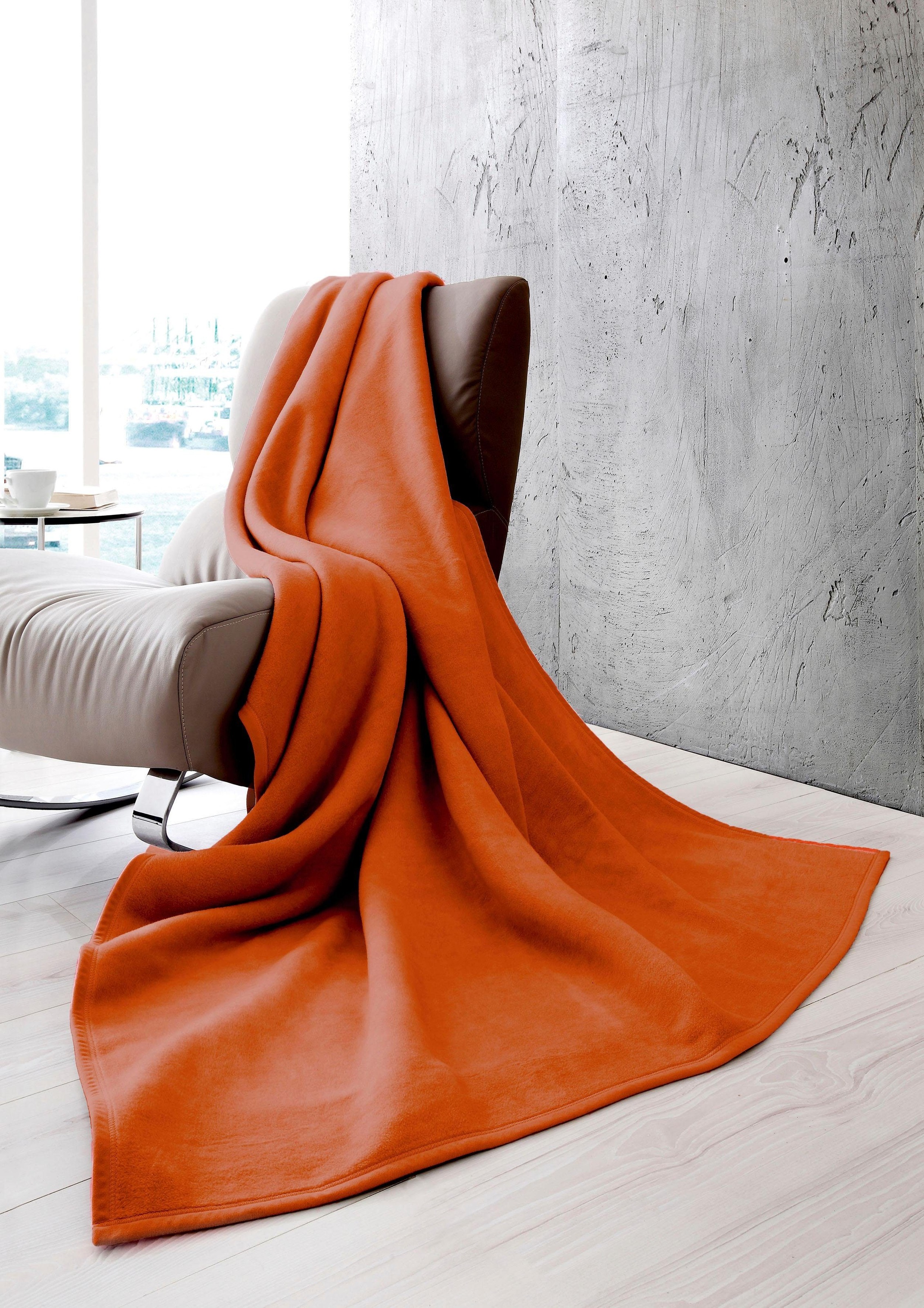 Biederlack Wohndecke »Uno Soft«, Kuscheldecke