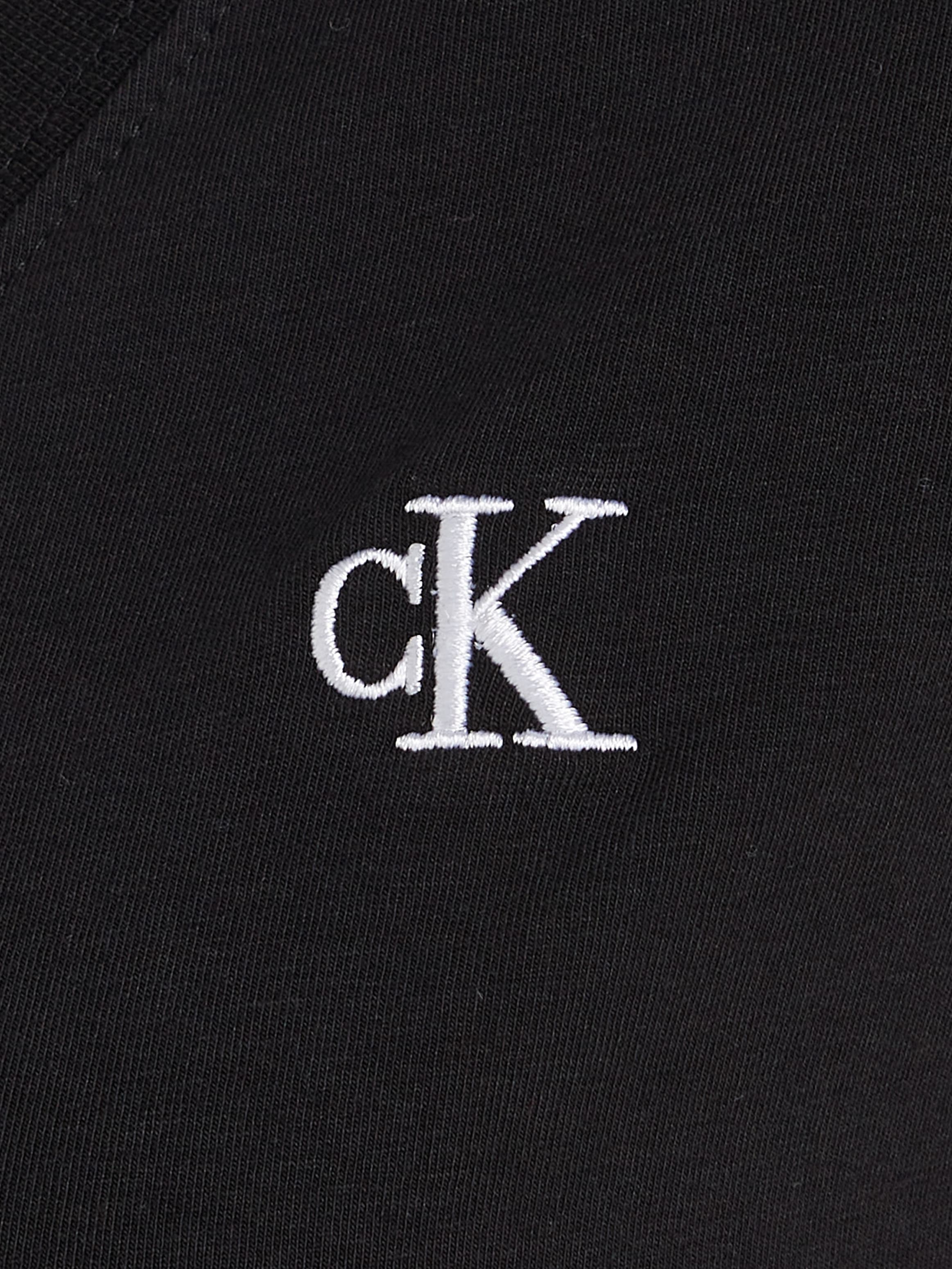 Calvin Klein Jeans V-Shirt »CK EMBROIDERY STRETCH V-NECK«, mit kleiner Calvin Klein Logo-Stickerei auf Brusthöhe