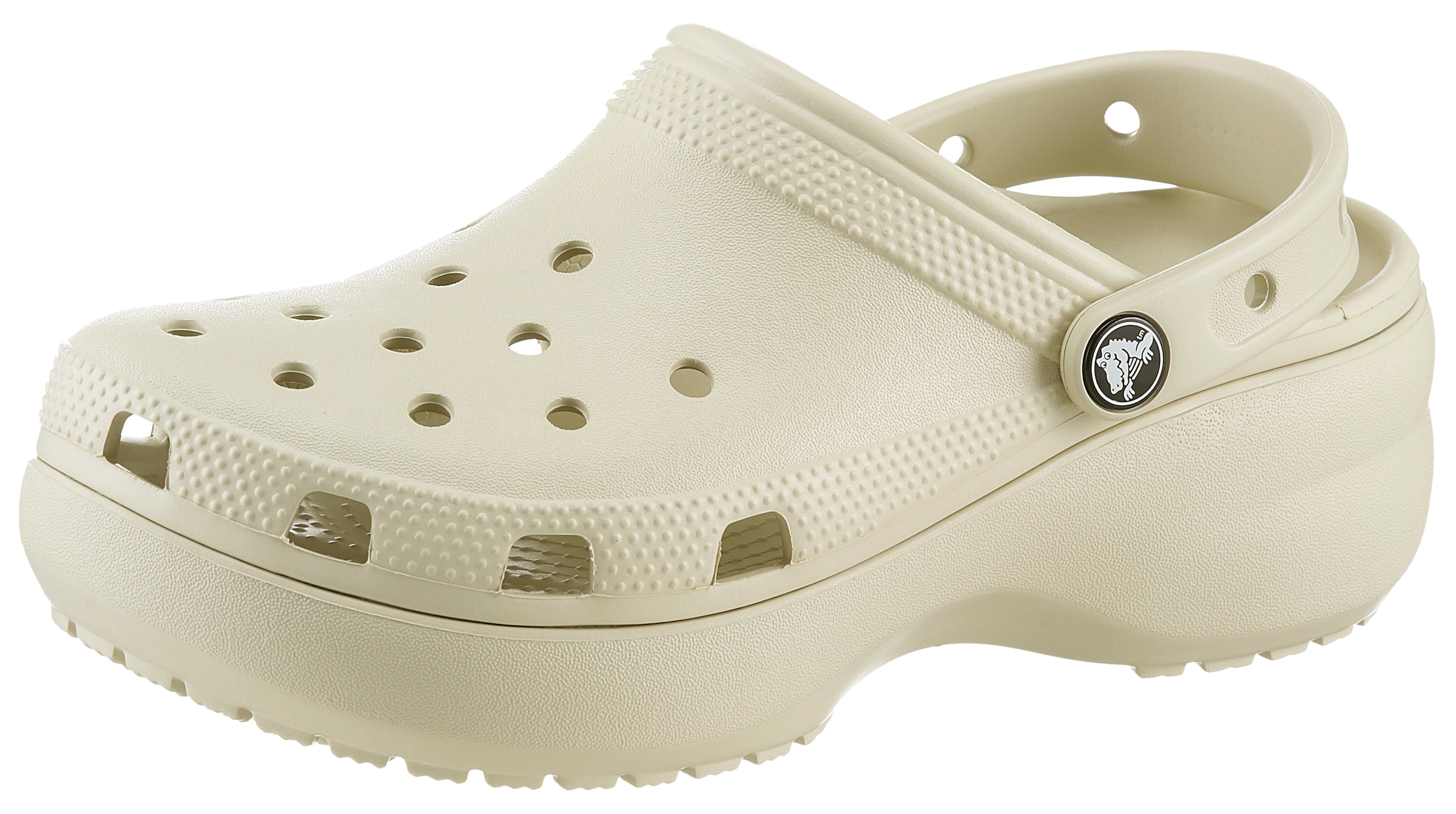 Crocs Clog »Classic Platform Clog W«, Plateau, Sommerschuh, Schlappen, Hausschuh, trendige...