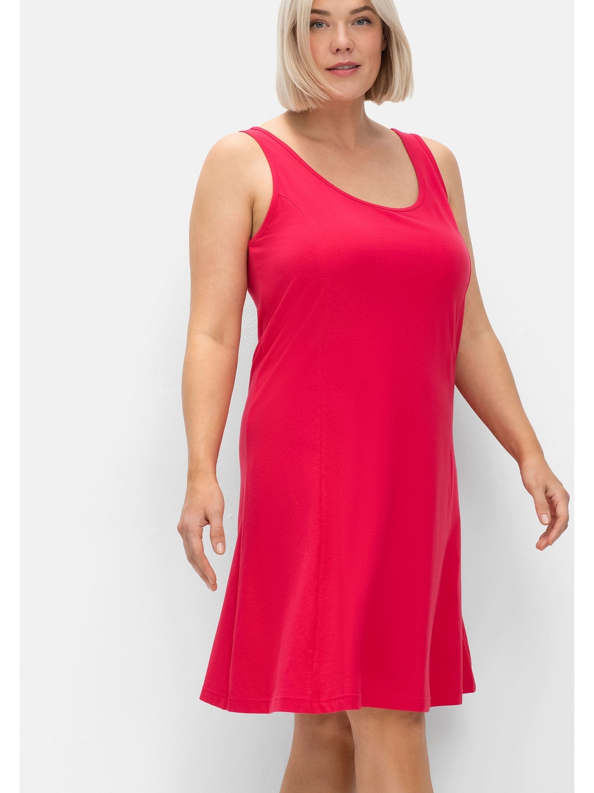 Sheego Jerseykleid »Große Größen«, mit breiten Trägern