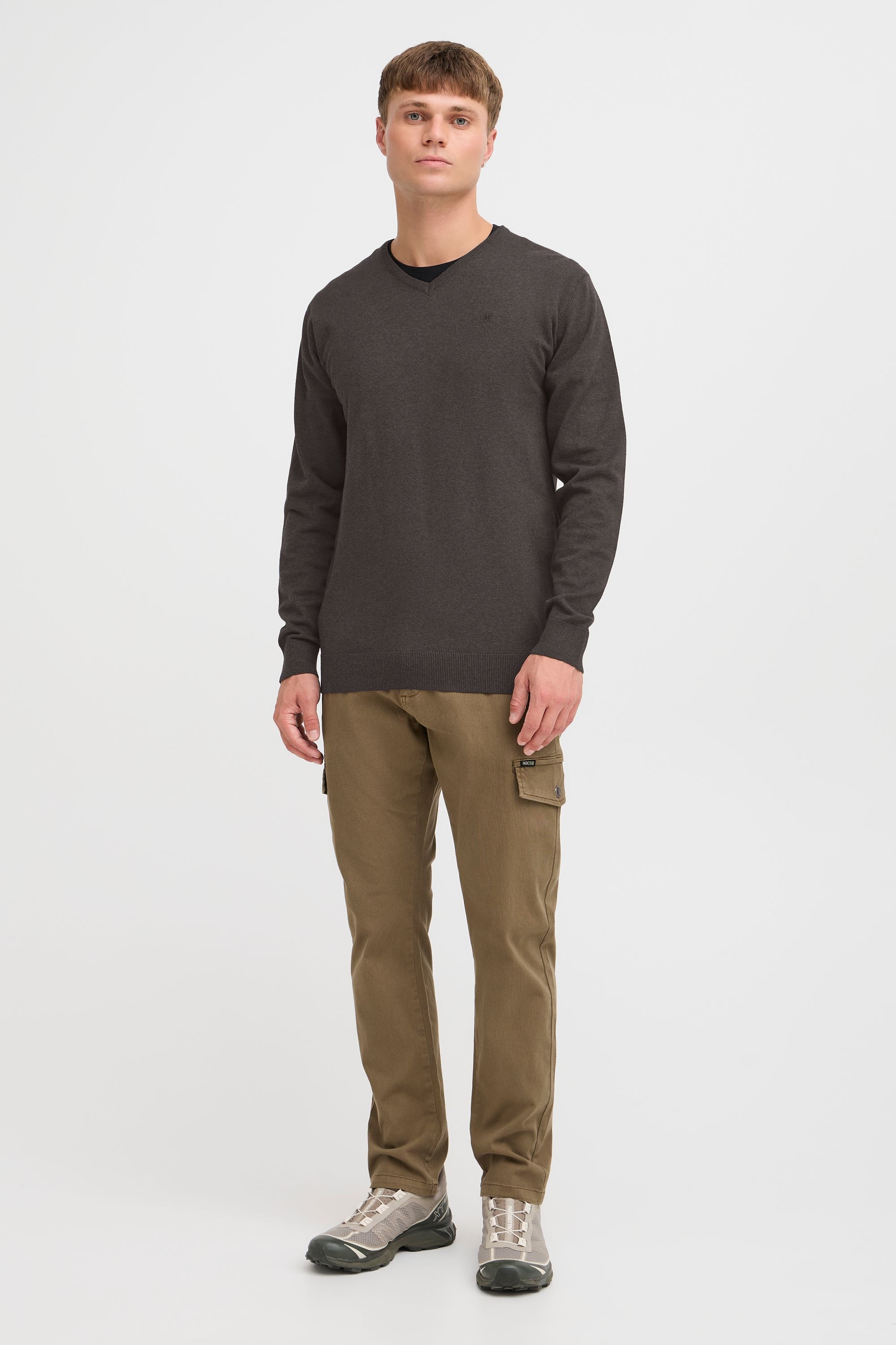 Indicode Strickfleece-Pullover "Strickpullover IDBellix" günstig online kaufen