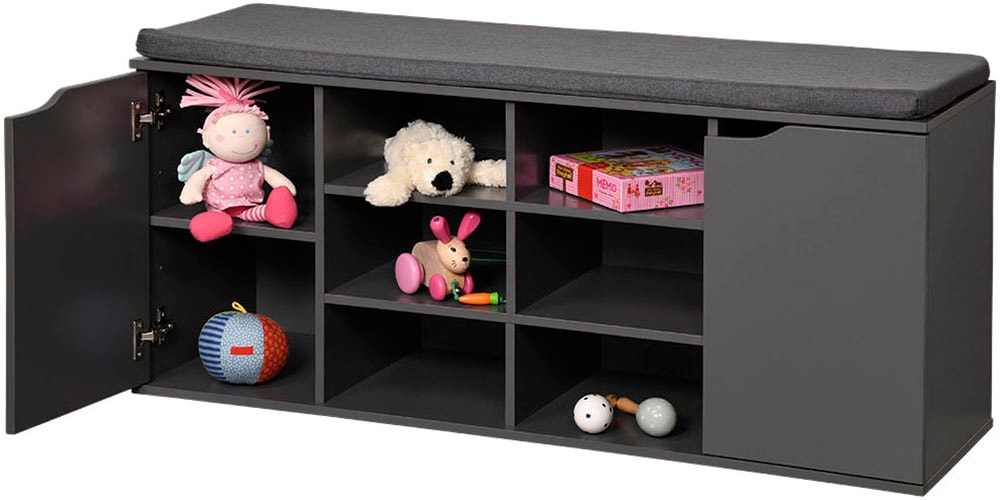 KESPER® Schuhschrank »Schuhschrank mit Sitzkissen, 2 Türen, FSC«
