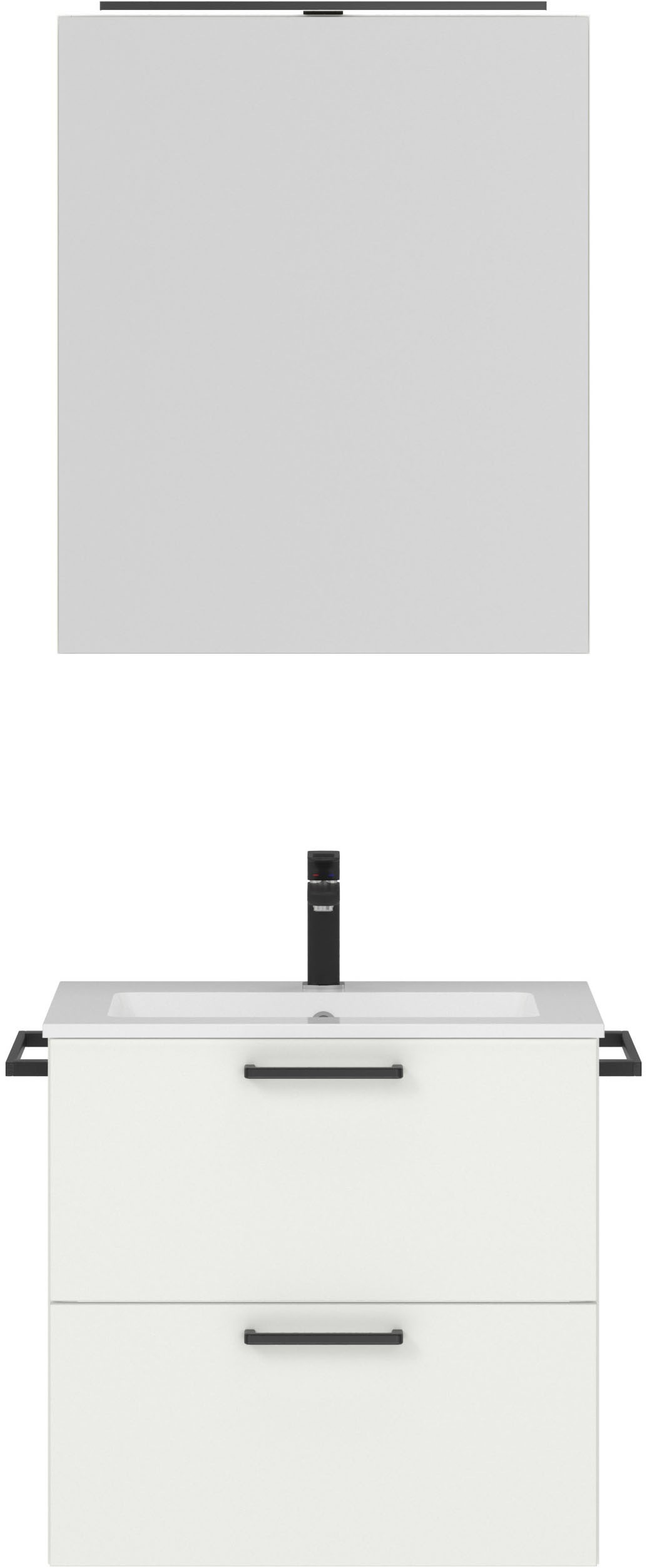 nobilia Badmöbel-Set "Tolvina" vormontiert, mit Soft-Close, 2 Stk. tlg. günstig online kaufen