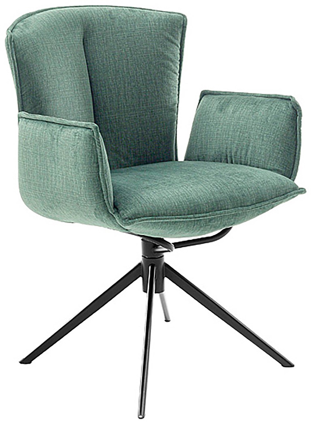 Thumbnail - MCA furniture 4-Fußstuhl "NALON Esszimmerstuhl (2er Set) - Stuhl" (Set) 2 Stk.360 drehbar, Schwingfunktion, Metall, Velo...