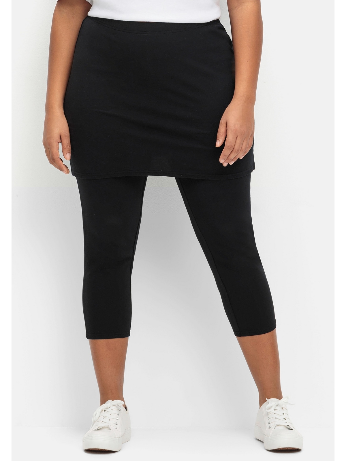 sheego by Joe Browns Leggings »Große Größen«, mit angesetztem Minirock