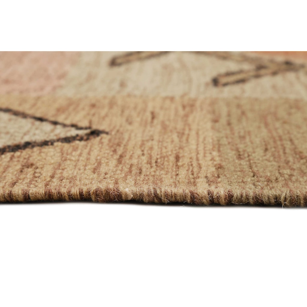 Green Looop Teppich »Monmartre GL-82105«, rechteckig, handgewebter Naturfaserteppich aus Wolle