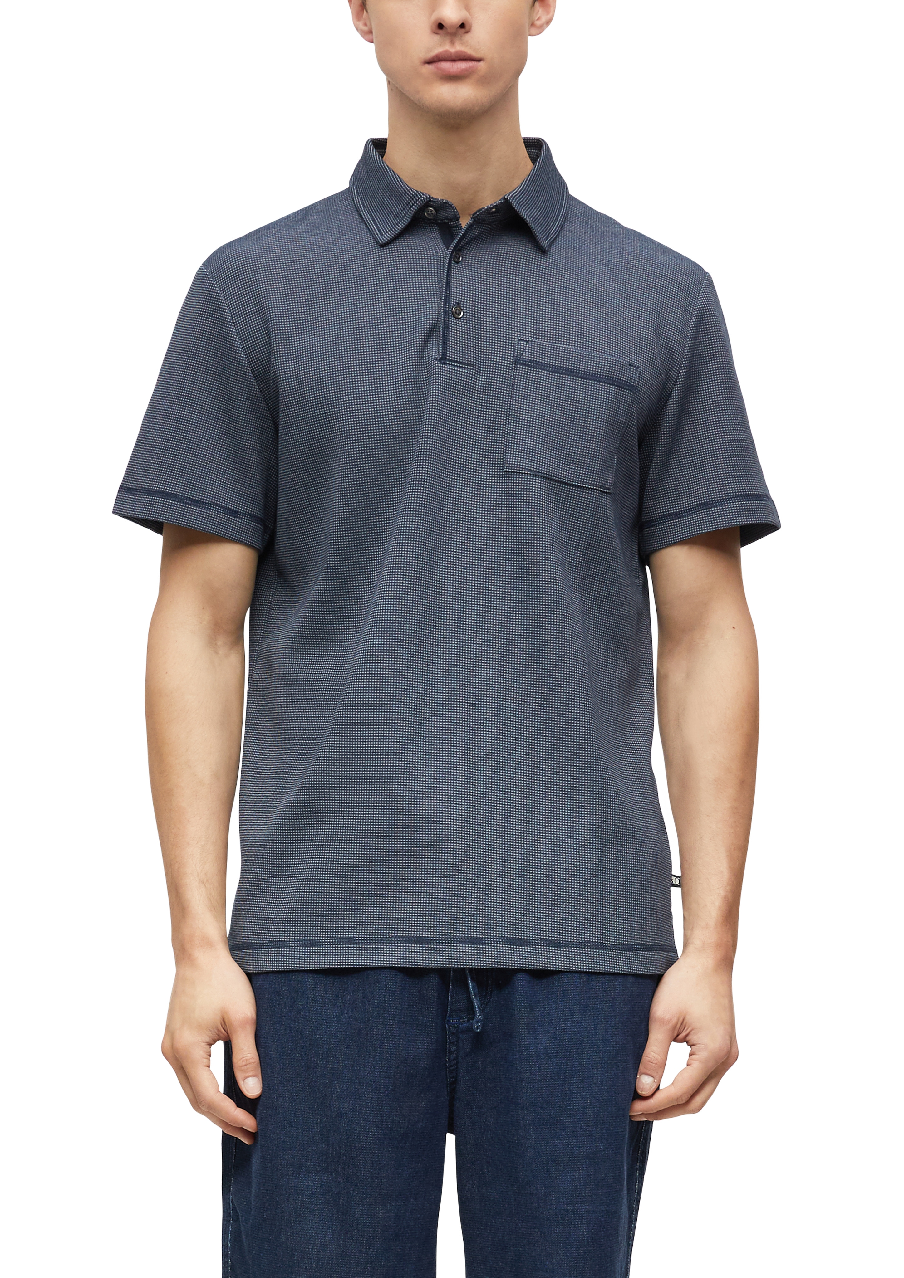 s.Oliver Poloshirt Sommer-Shirt mit Brusttasche