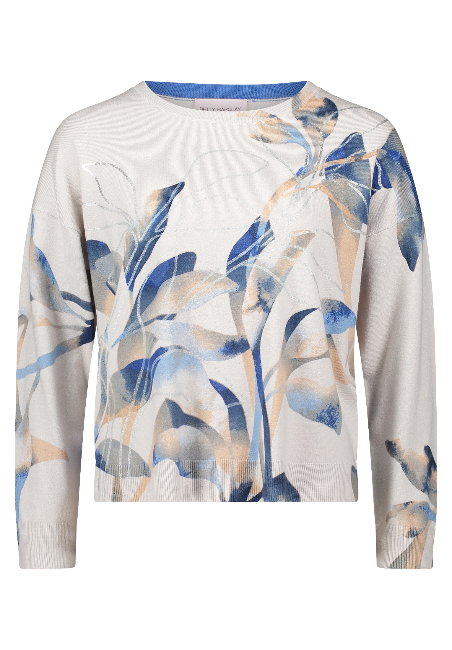 Betty Barclay Strickpullover "Damen Strickpullover mit Print" 1 Stk. tlg. günstig online kaufen