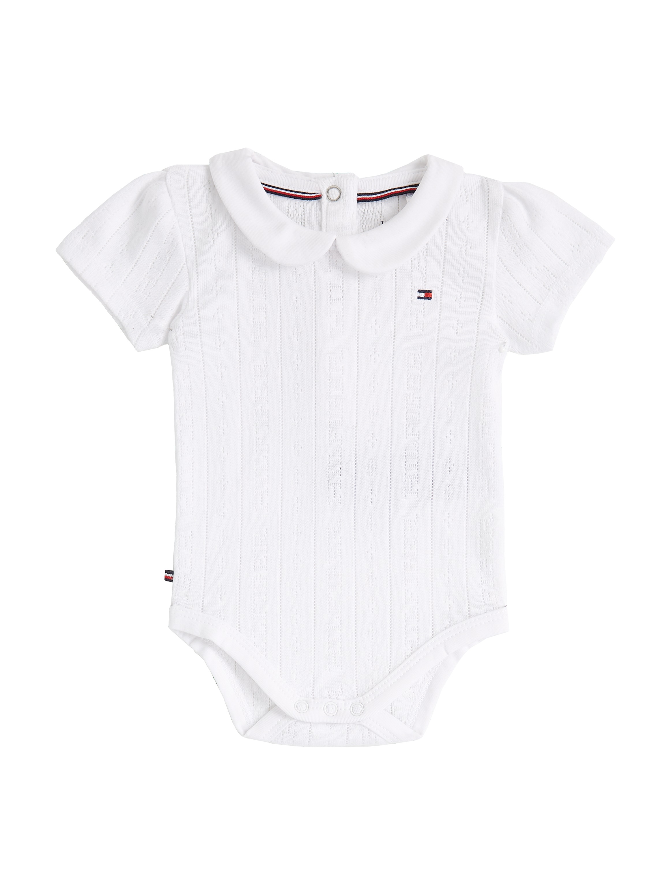 Tommy Hilfiger Body "ESSENTIAL POINTELLE BODY SS", in süßem Muster