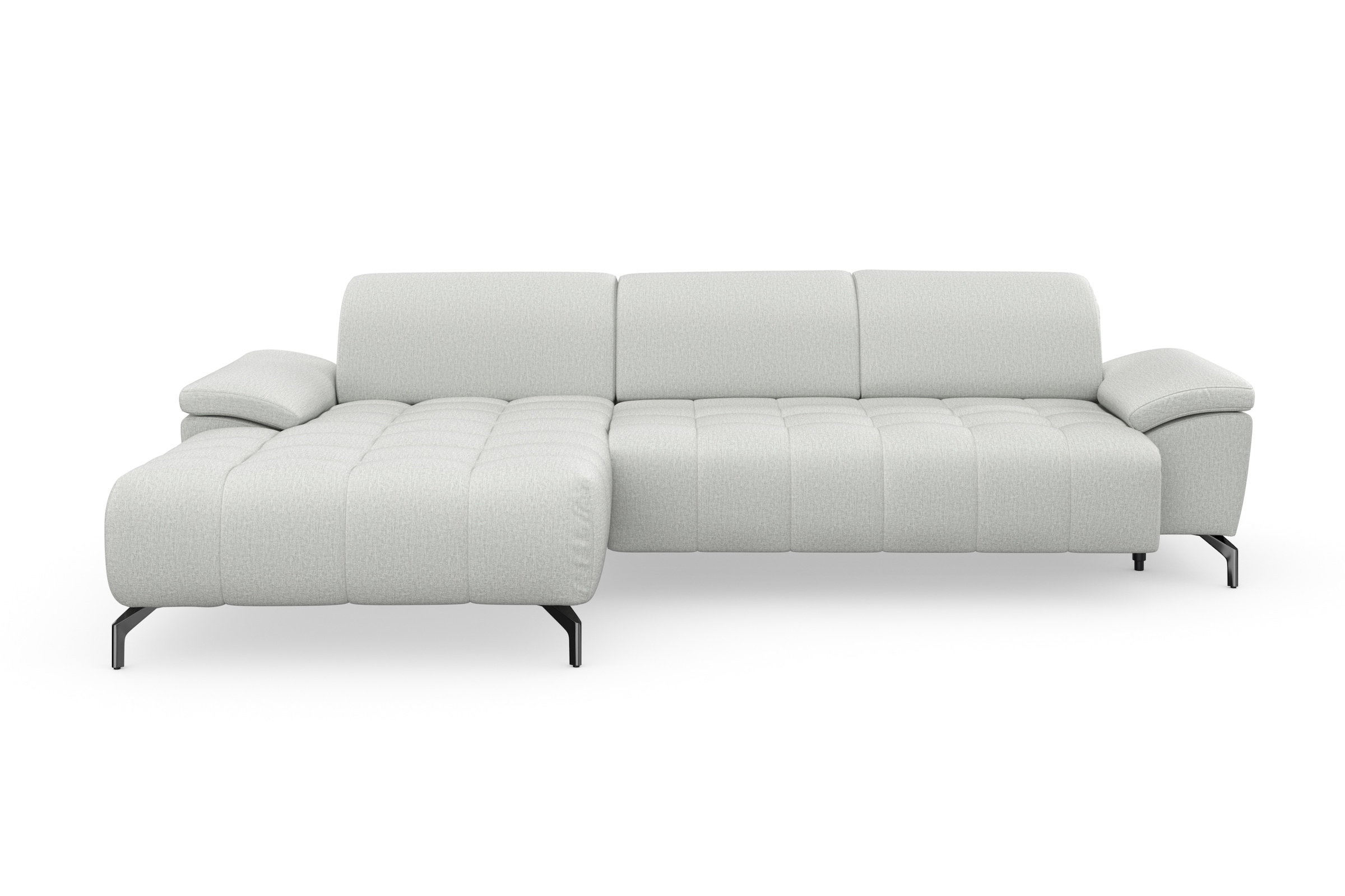 sit&more Ecksofa »Cool L-Form«, wahlweise mit Kopfteilverstellung und Vorziehsitz, motorisch