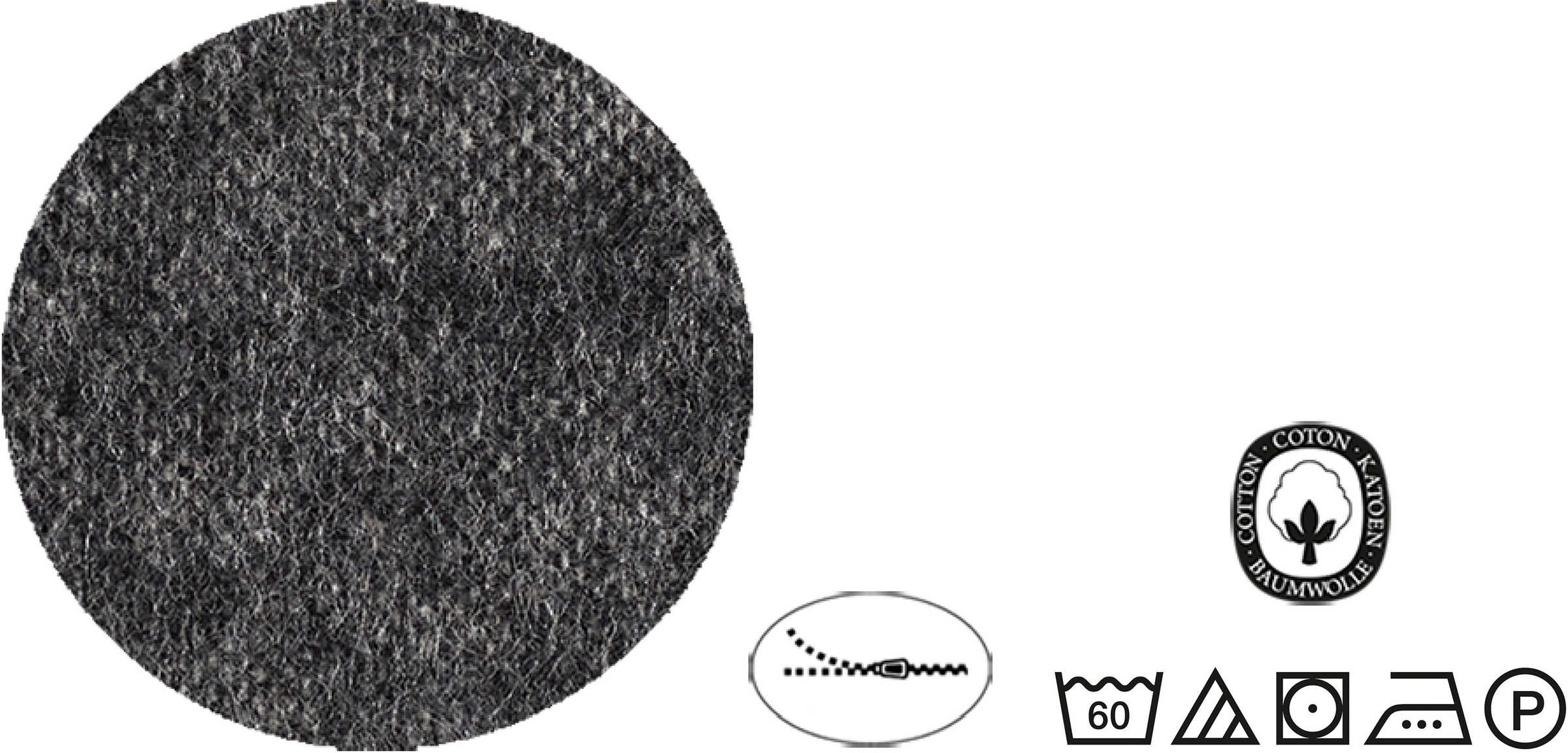 Biberna Wendebettwäsche »Hermal«, Flanell in Melangeoptik, Winterbettwäsche, Made in Germany