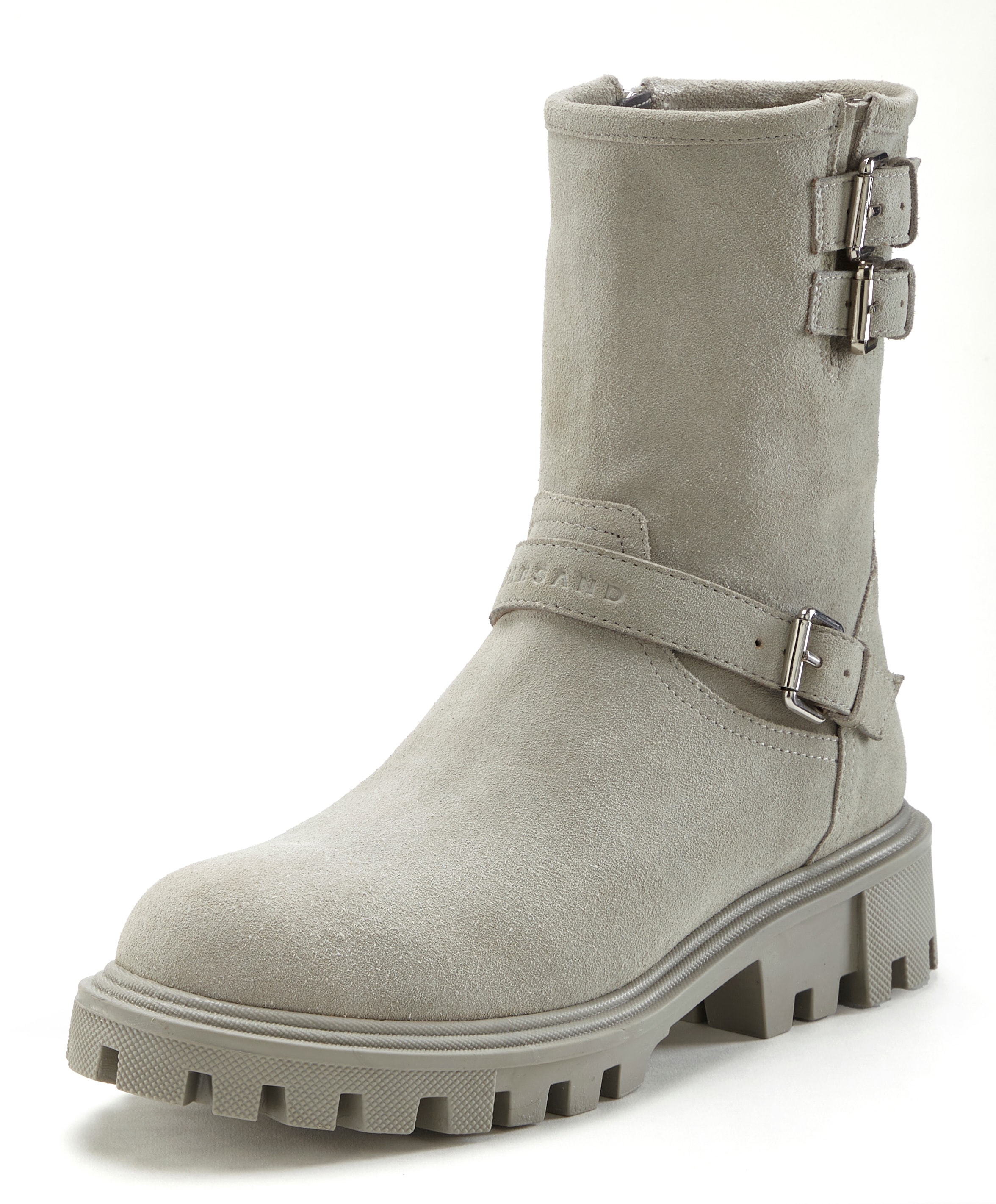 Elbsand Stiefelette, aus Leder mit trendigen Zierschnallen, Stiefel, Boots