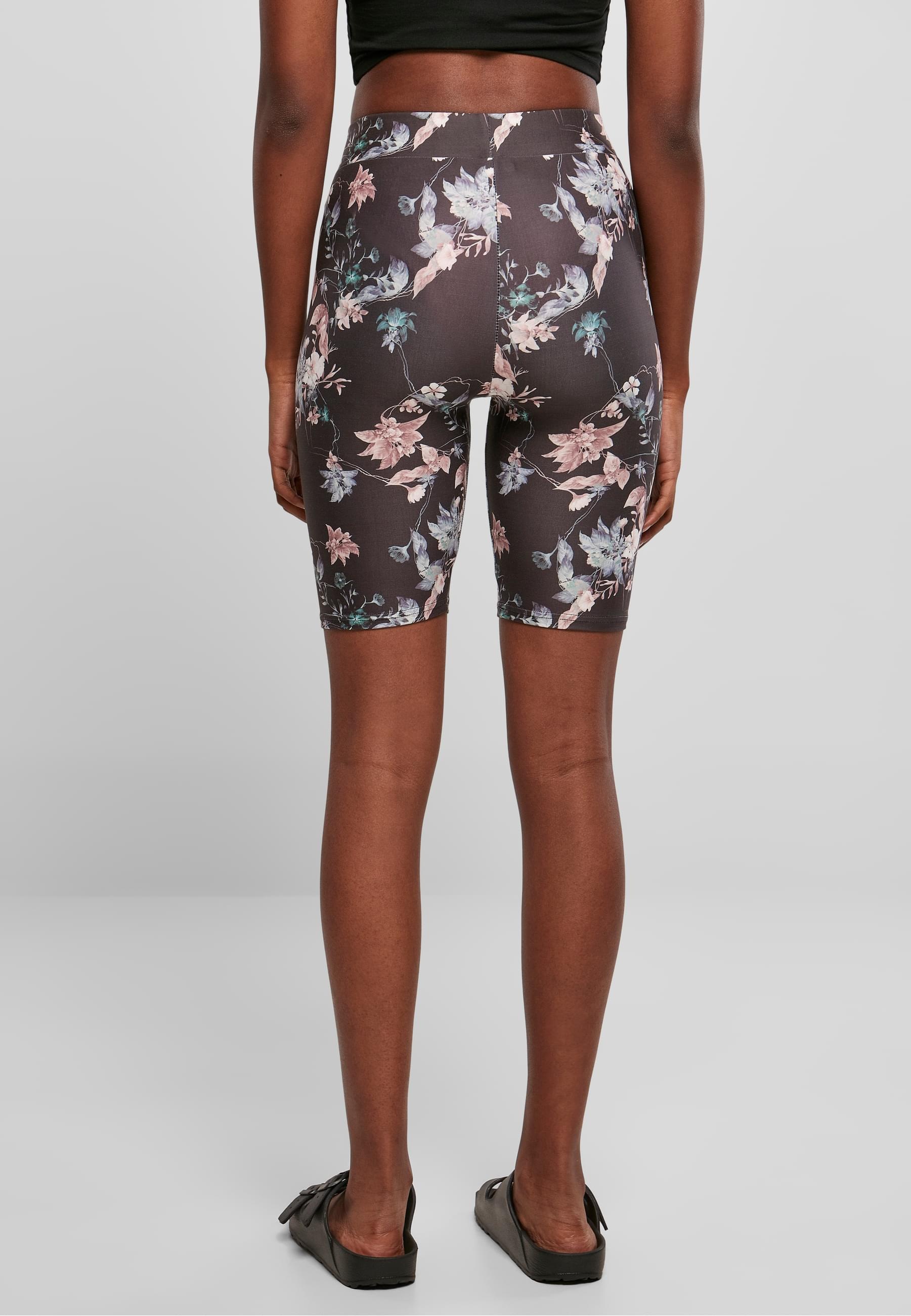 URBAN CLASSICS Radlerhose »Urban Classics Damen Ladies Soft AOP Cycle Shorts«, (1 tlg.)