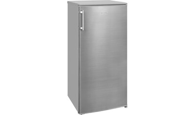 exquisit Kühlschrank »KS185-3-H-040F«, KS185-3-H-040F inoxlook, 122 cm hoch, 55 cm breit kaufen