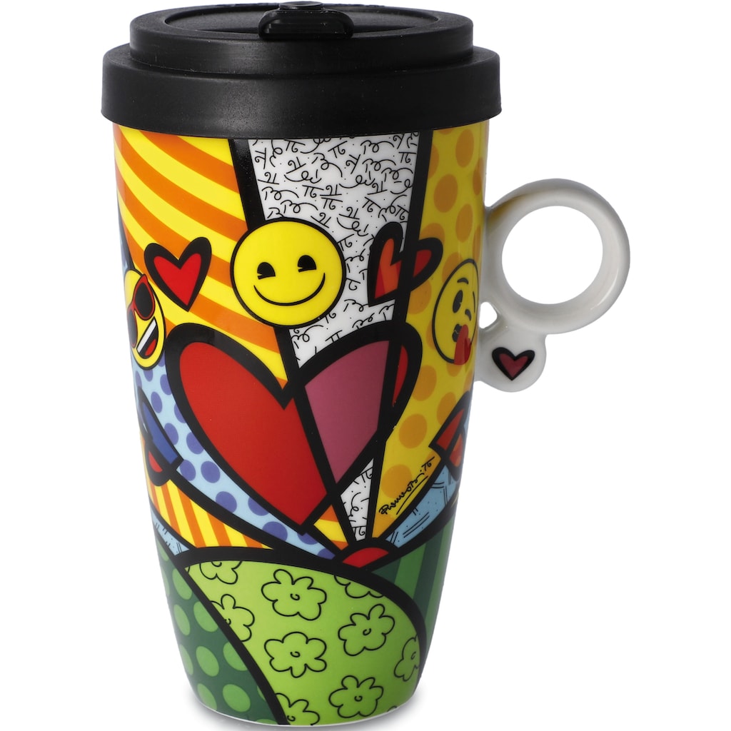 Goebel Coffee-to-go-Becher »emoji® by BRITTO® - "A new day"«, (2 tlg.)