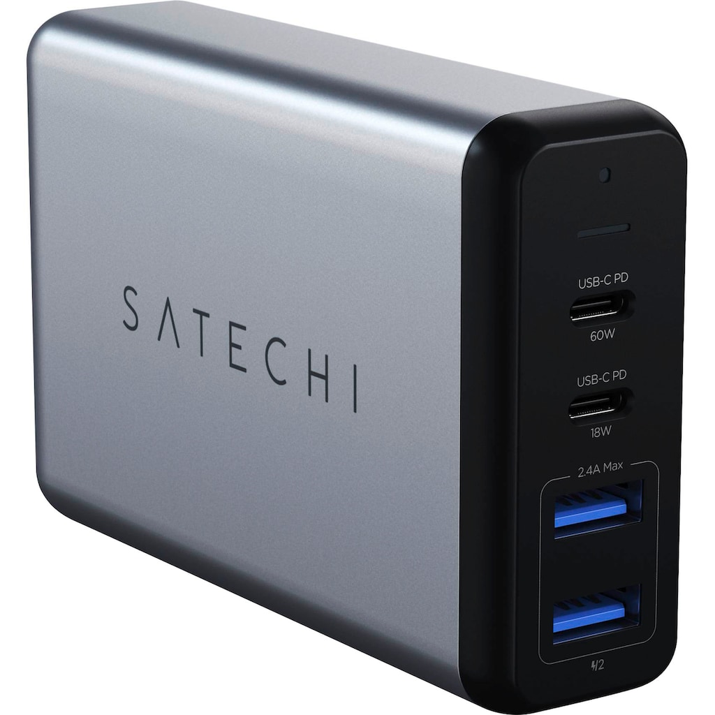 Satechi USB-Ladegerät »75W Dual Type-C PD Travel Charger«, (1 St.)