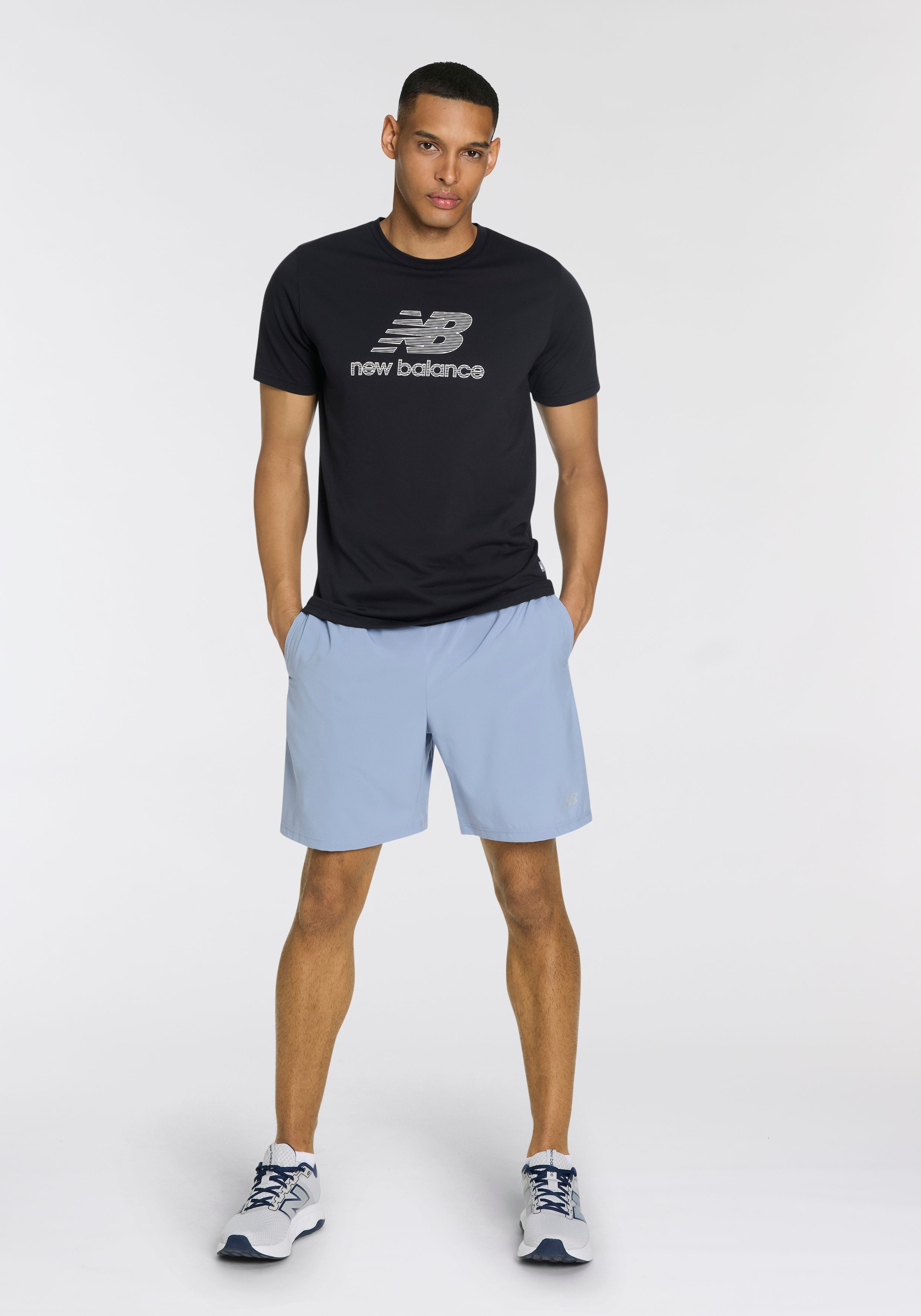 New Balance Laufshirt »Heathertech Logo T-Shirt«