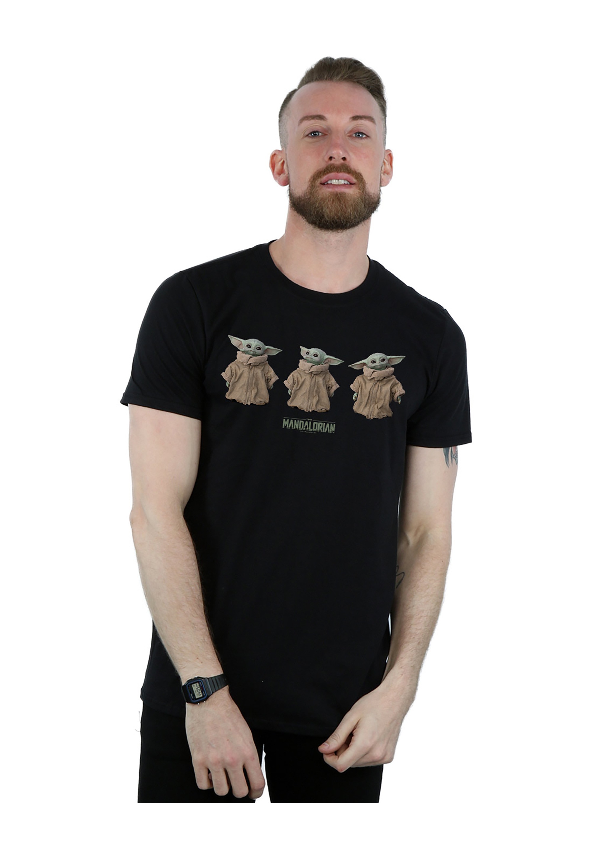 F4NT4STIC T-Shirt »Star Wars The Mandalorian Baby Yoda«, Print