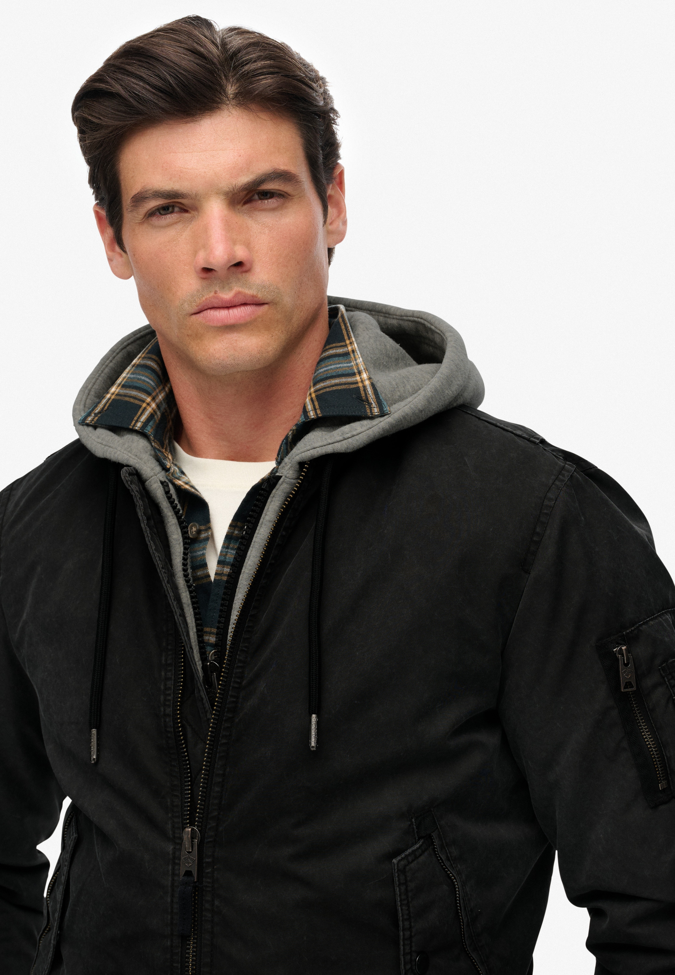 Superdry Parka »MILITARY MA1 BOMBER JACKET«, ohne Kapuze
