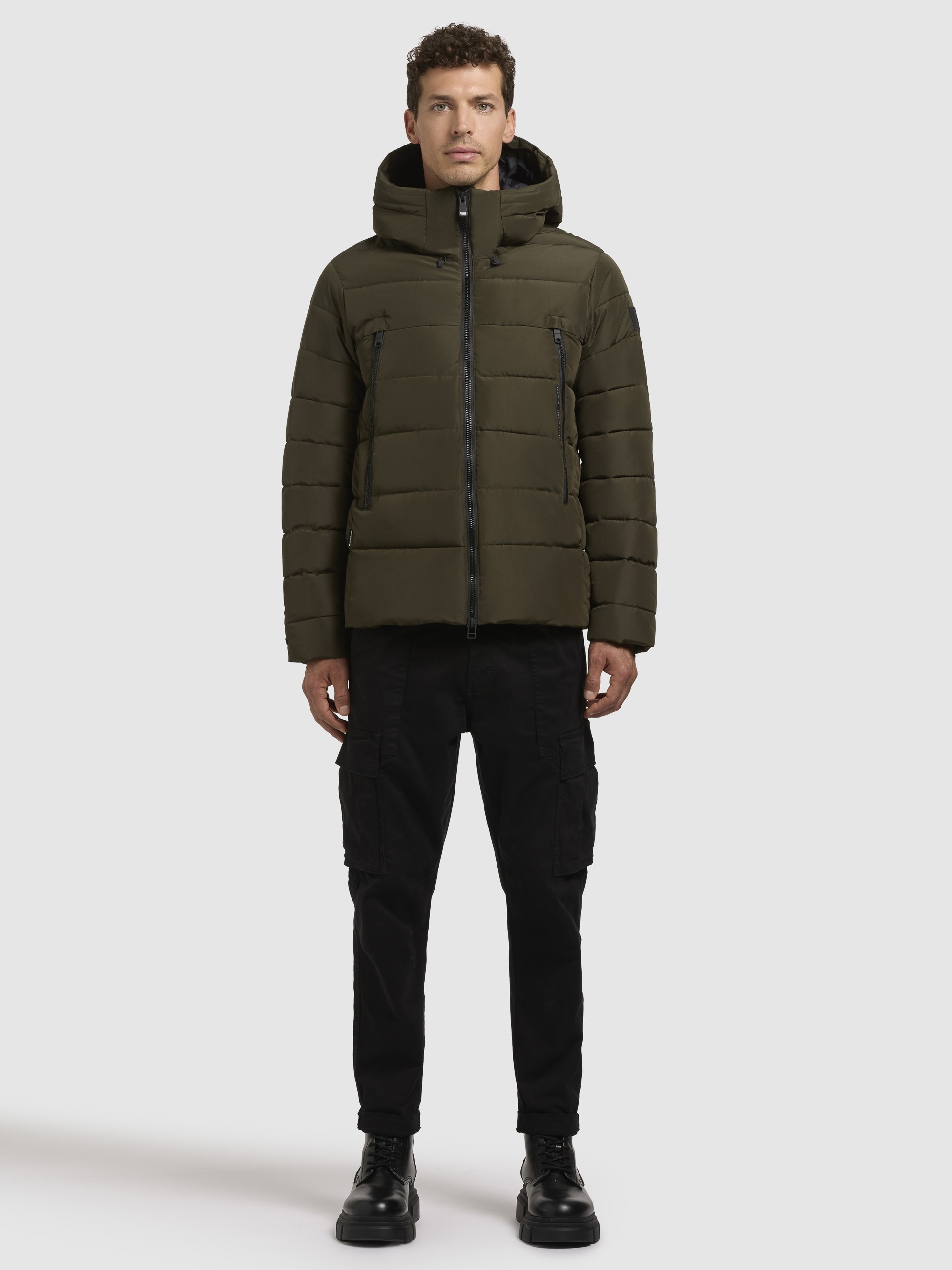khujo Steppjacke "WOU", mit Kapuze günstig online kaufen
