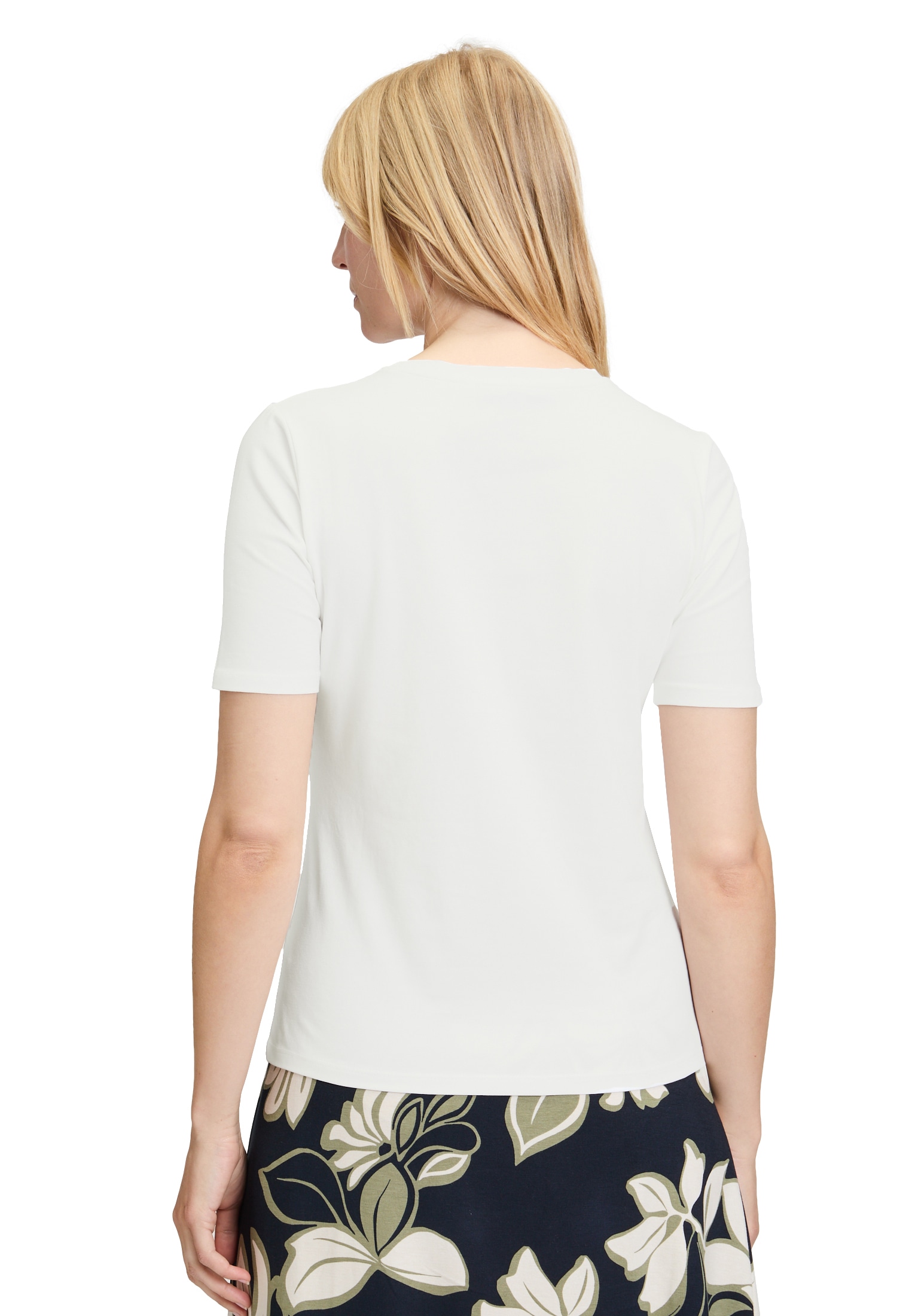 Betty Barclay Kurzarmshirt »Betty Barclay Basic Shirt mit Placement«, (1 tlg.)