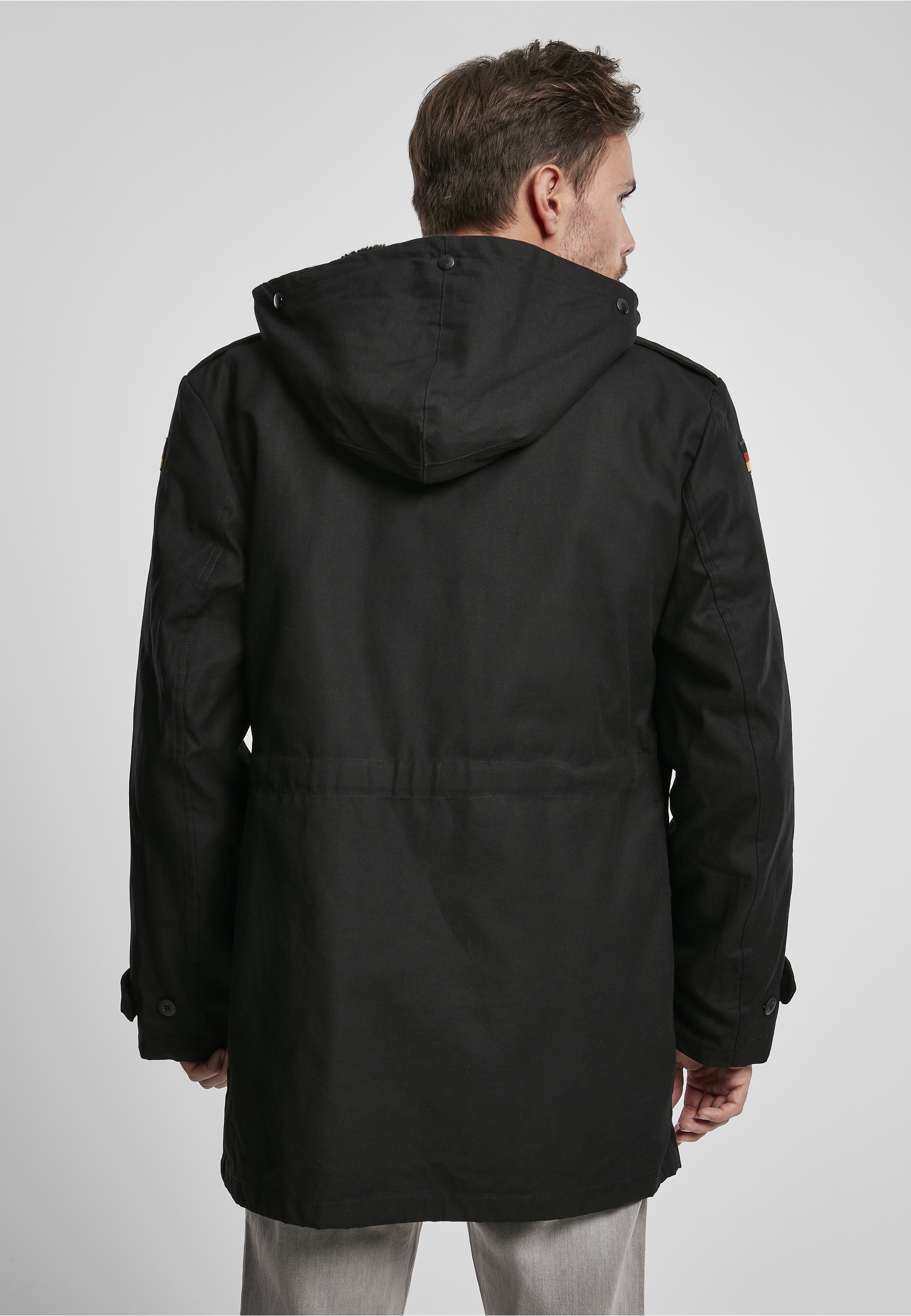 Brandit Allwetterjacke »Brandit Herren BW Flag Parka« 1 Stk. tlg. mit Kapuze