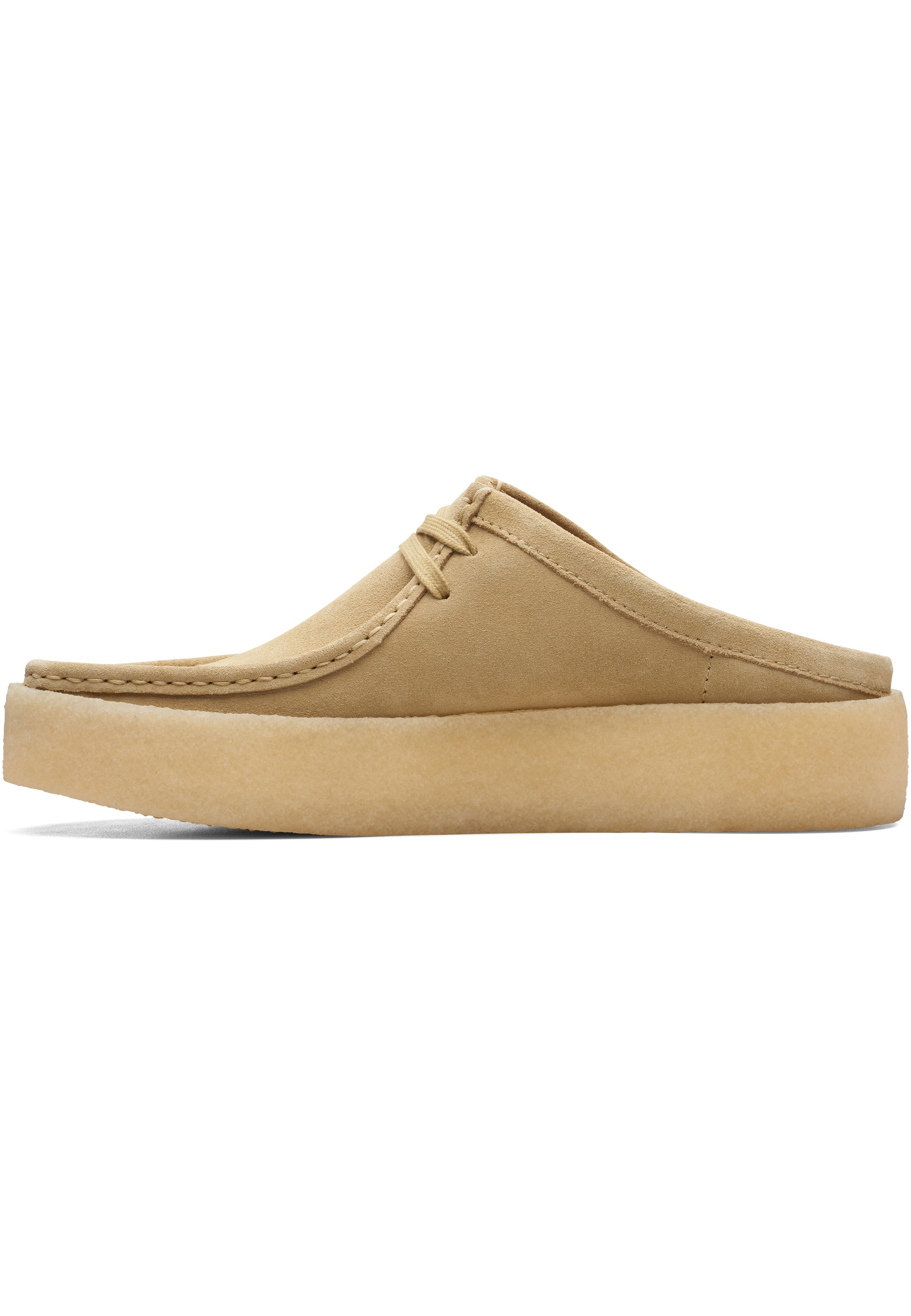 Clarks Hausschuh »Wallabee«  aus recyceltem Wildleder