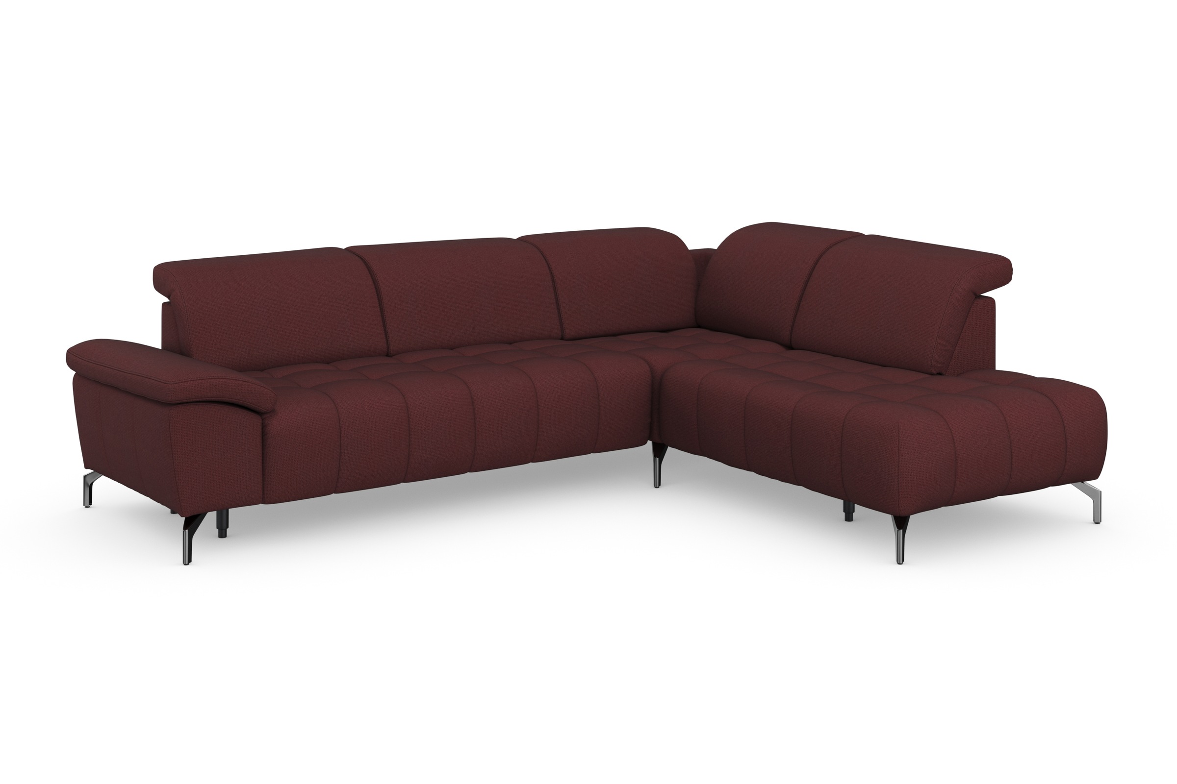 Thumbnail - sit&more Ecksofa "Cool L-Form", wahlweise mit Kopfteilverstellung und Vorziehsitz motorisch
