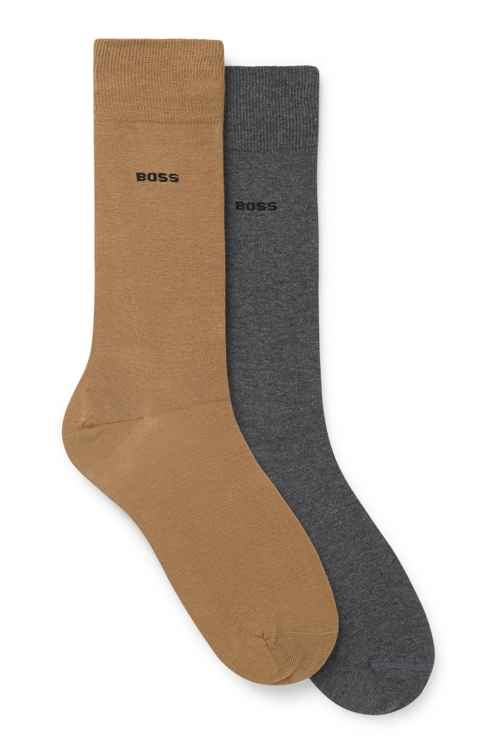 BOSS Businesssocken "2P RS Uni CC" Packung, 2er, 2 Stk. tlg. mit Markenlogo günstig online kaufen