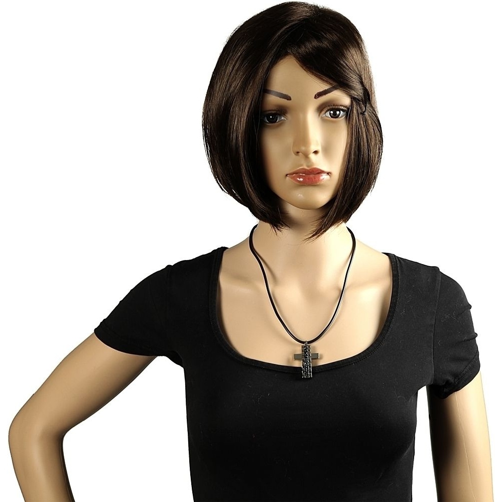 Adelia´s Kette ohne Anhänger »Damen Halskette aus Kautschuk mit Zirkonia 50 cm« Geschenkidee: zeitlos und vielseitig