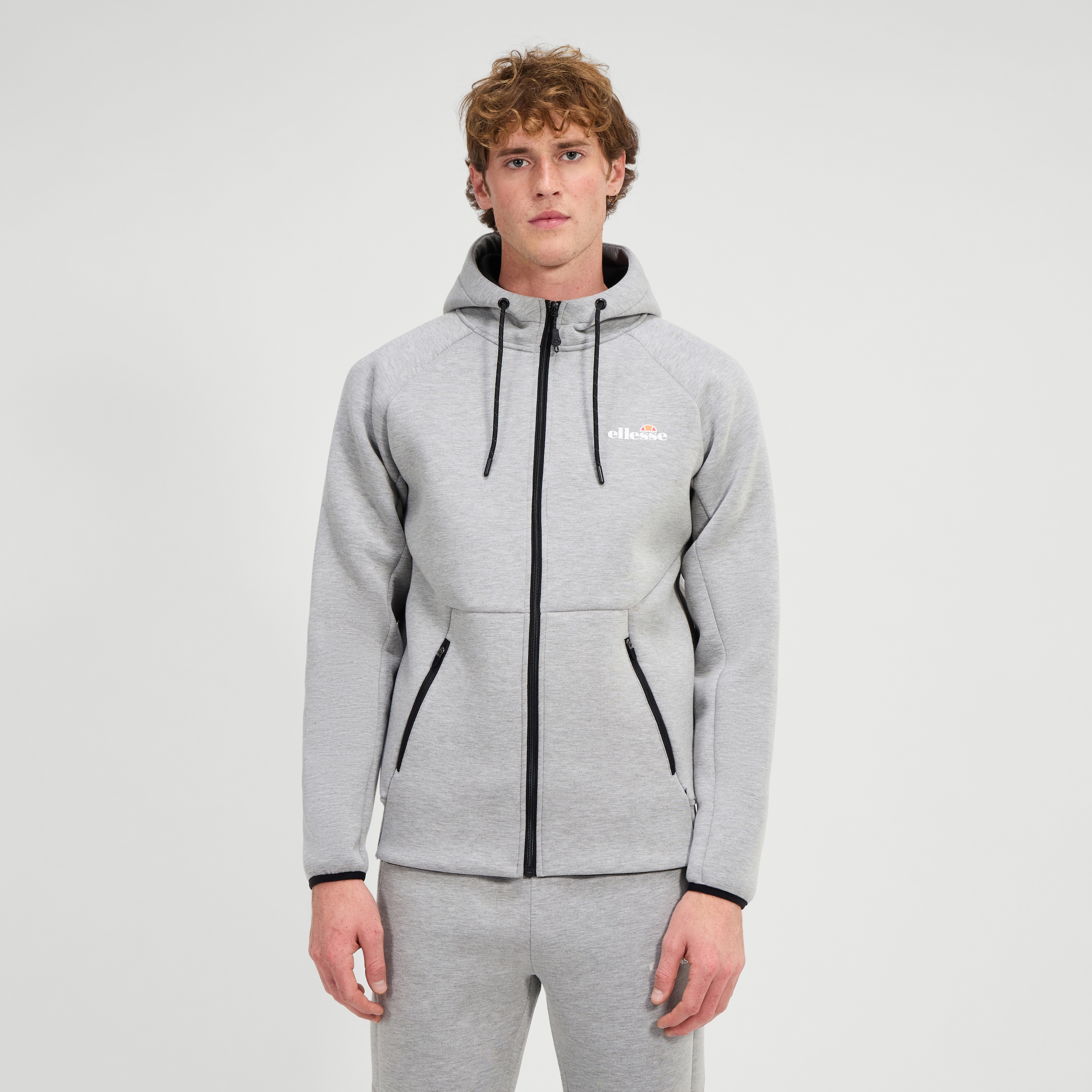 Ellesse Kapuzensweatjacke "RIGORO FZ HOODY" mit Kapuze, sportlicher Stil