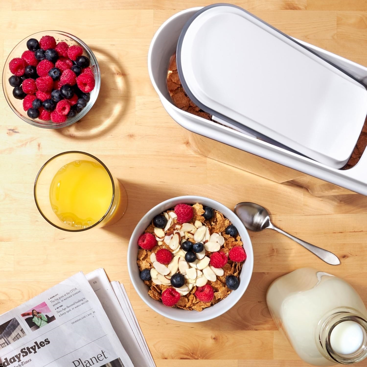 OXO Good Grips Aufbewahrungssystem »OXO POP POP Großer Müslispender - 5.1L« Set, 1 tlg. tlg. Langlebig, spülmaschinenfest und vielseitig einsetzbar